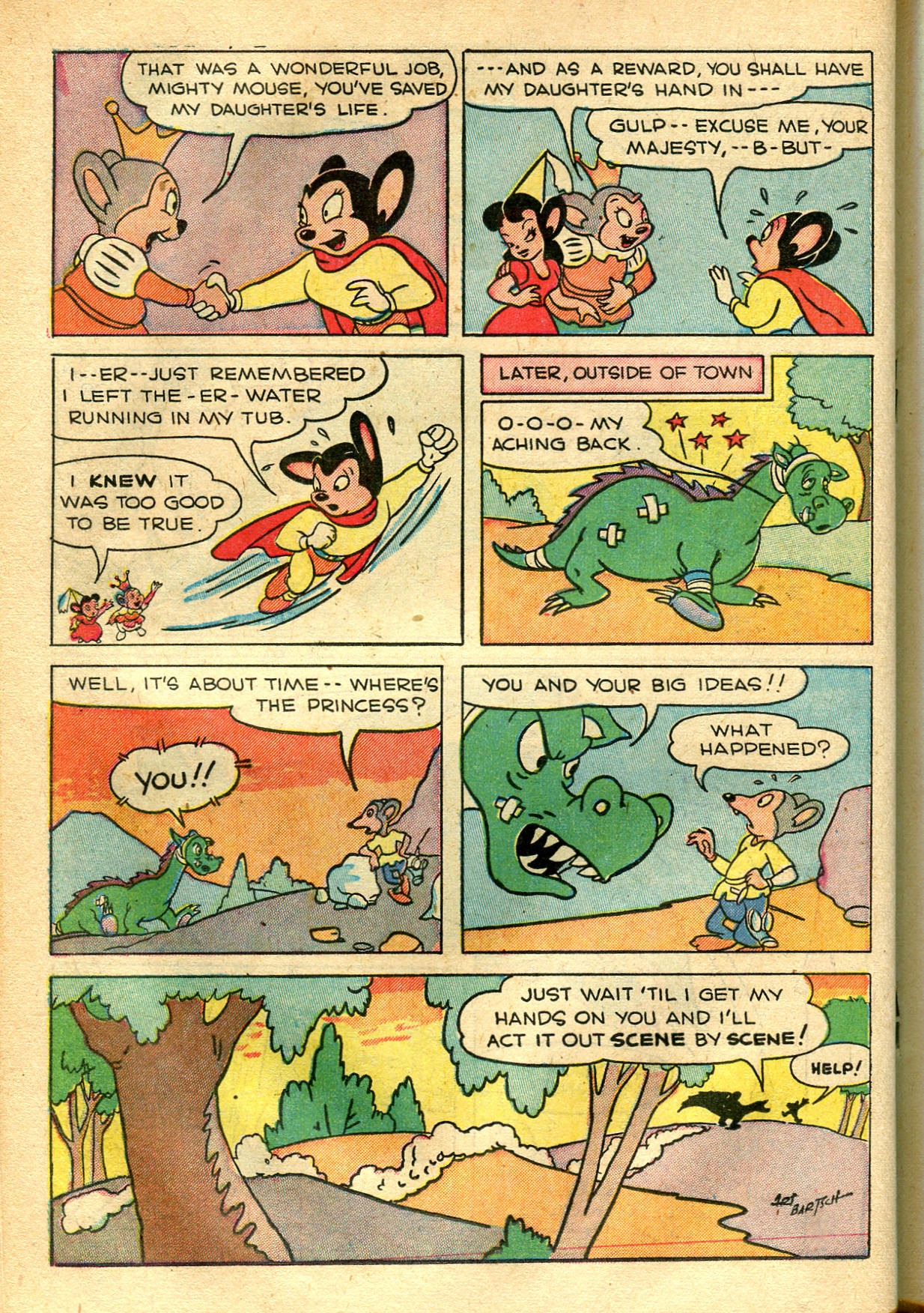 Read online Paul Terry's Mighty Mouse Comics comic -  Issue #14 - 17