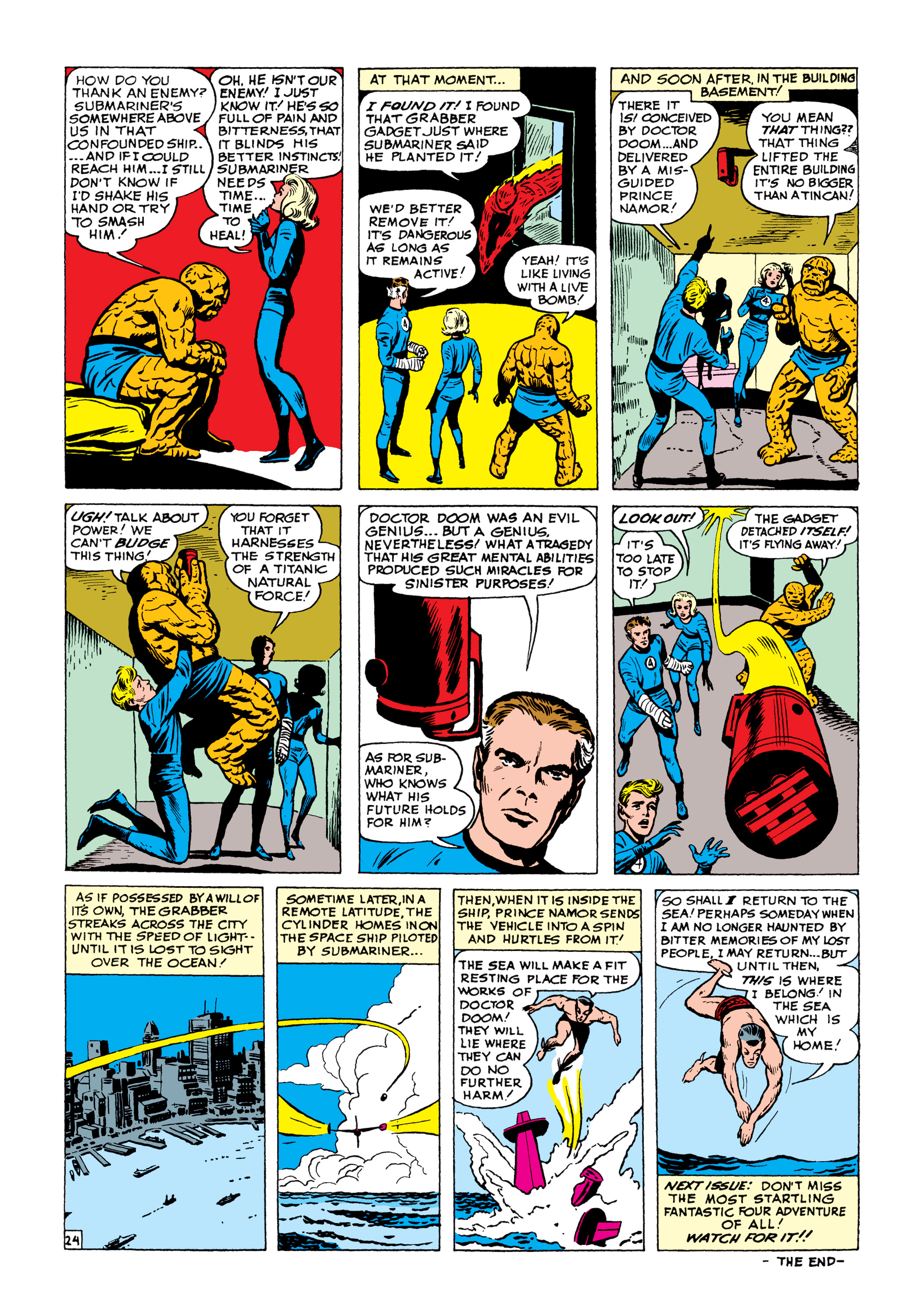 Read online Marvel Masterworks: The Fantastic Four comic -  Issue # TPB 1 (Part 2) - 56