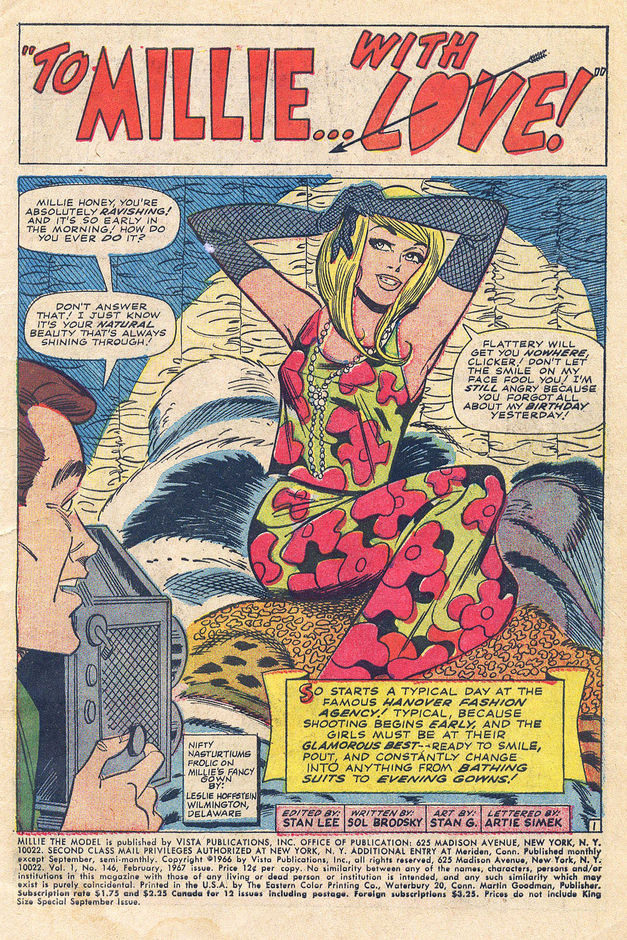 Read online Millie the Model comic -  Issue #146 - 3
