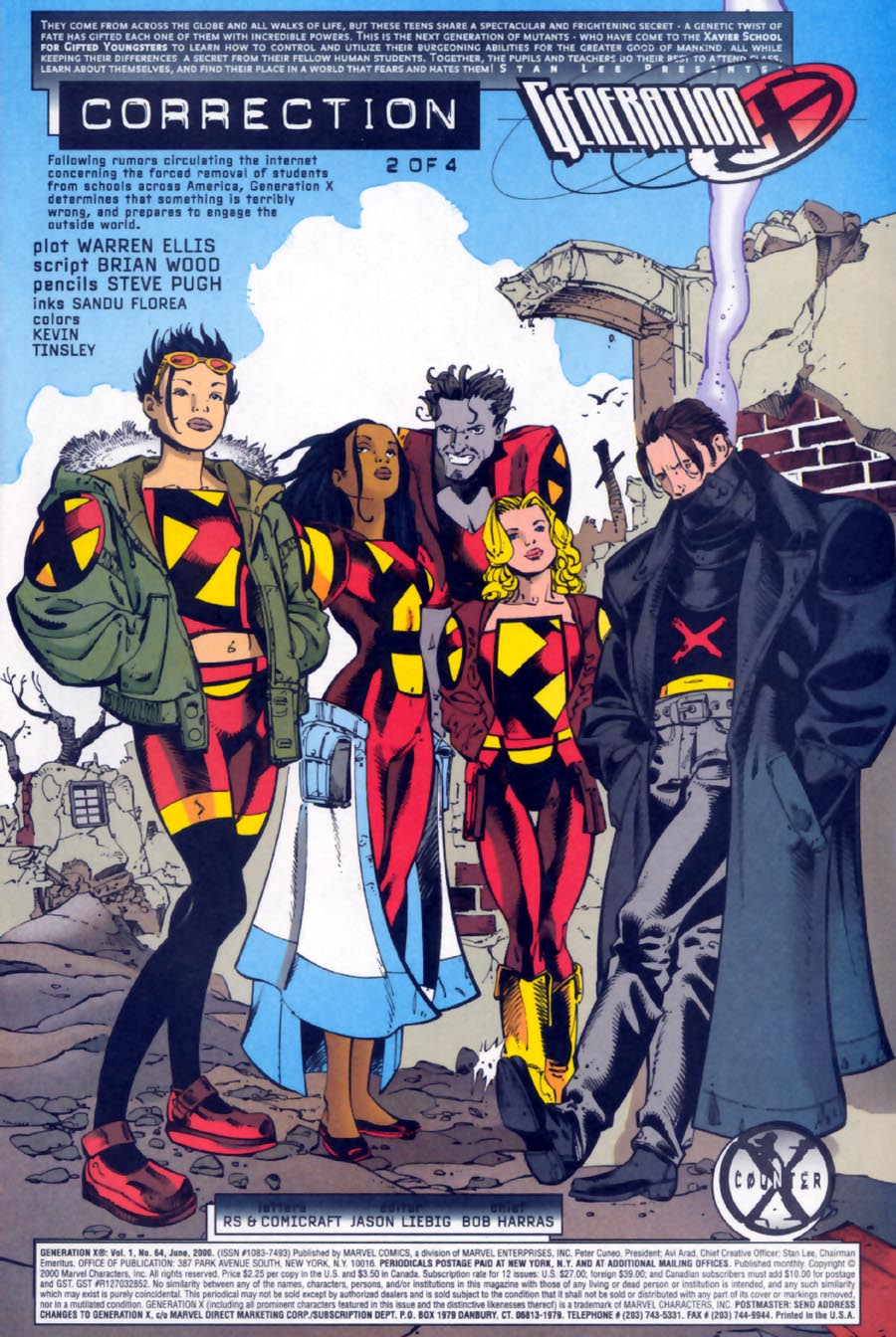 Read online Generation X comic -  Issue #64 - 2
