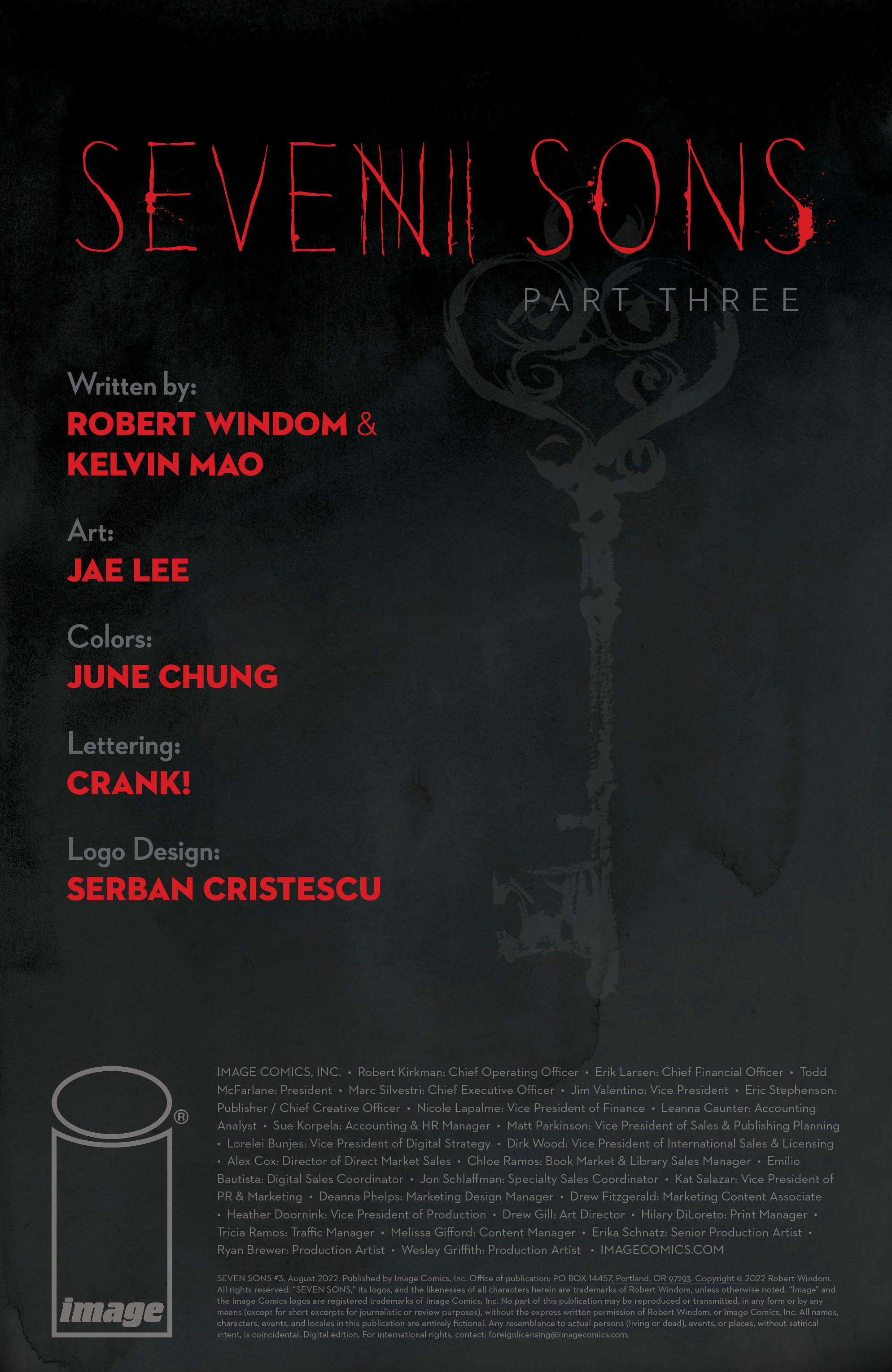 Read online Seven Sons comic -  Issue #3 - 2