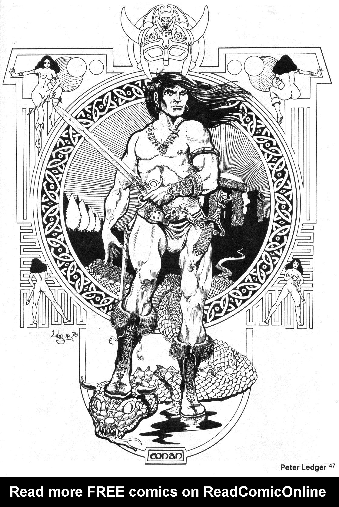 Read online The Savage Sword Of Conan comic -  Issue #55 - 46