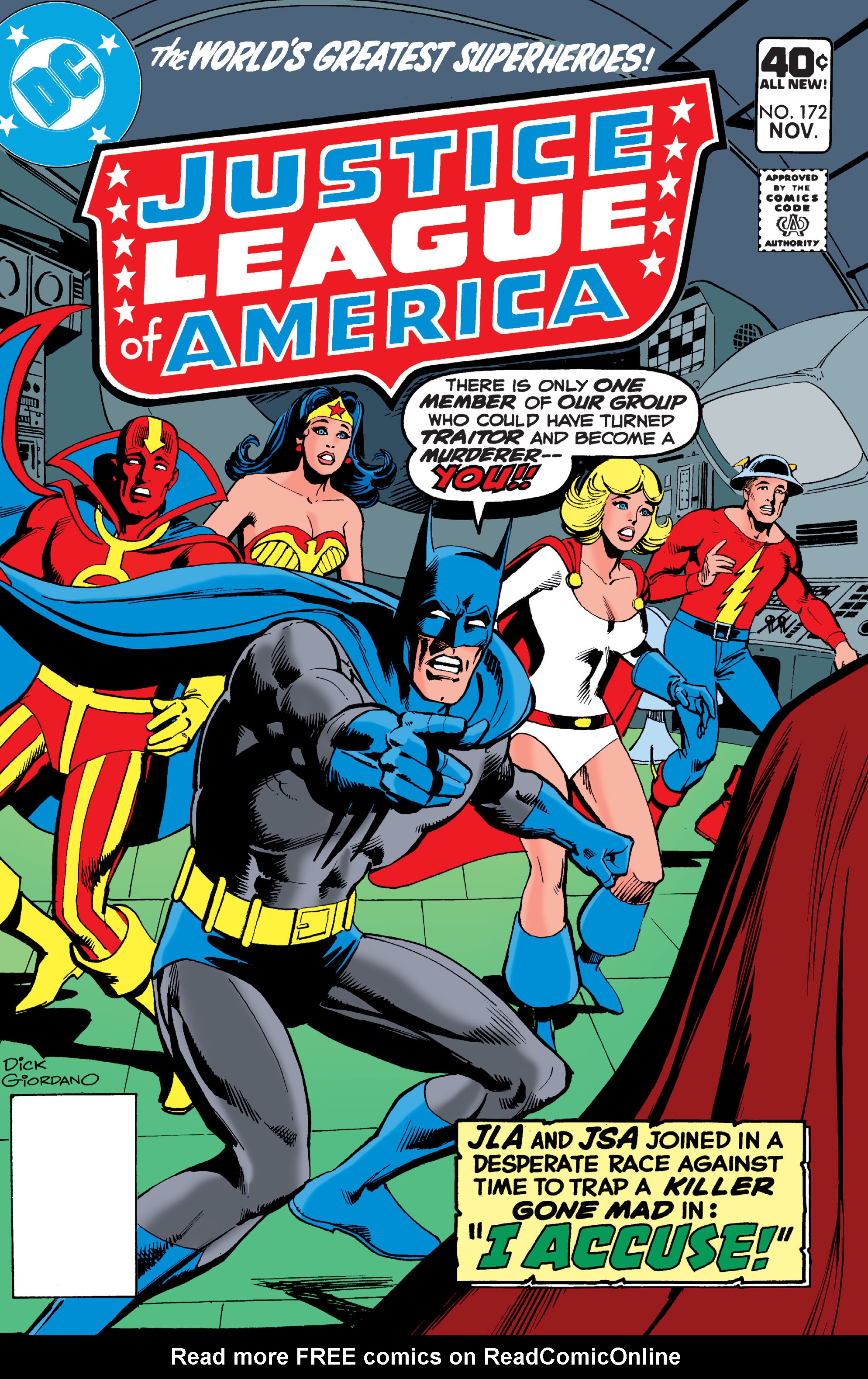 Read online Justice League of America (1960) comic -  Issue #172 - 1