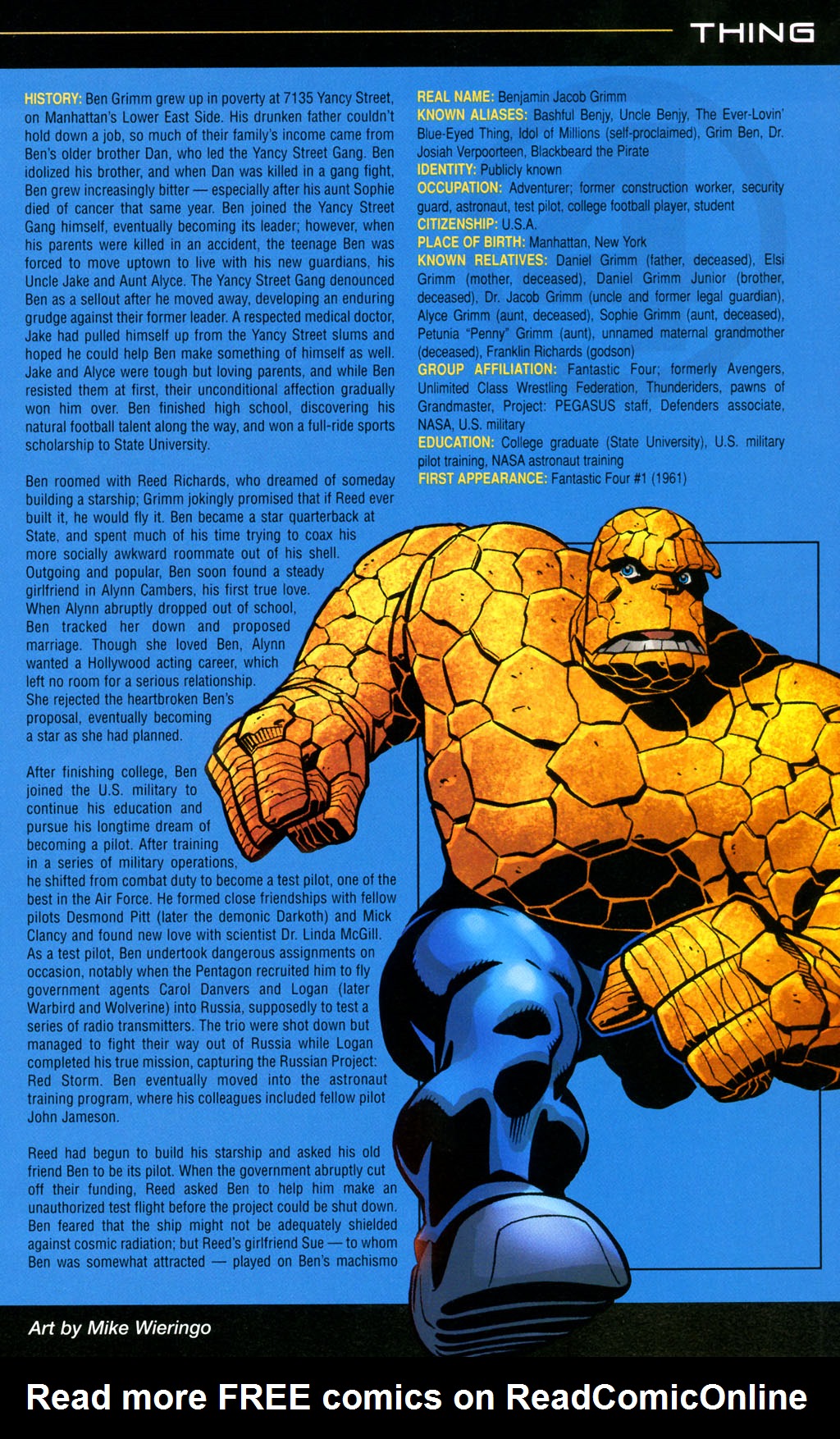 Read online Official Handbook of the Marvel Universe: Fantastic Four 2005 comic -  Issue # Full - 45