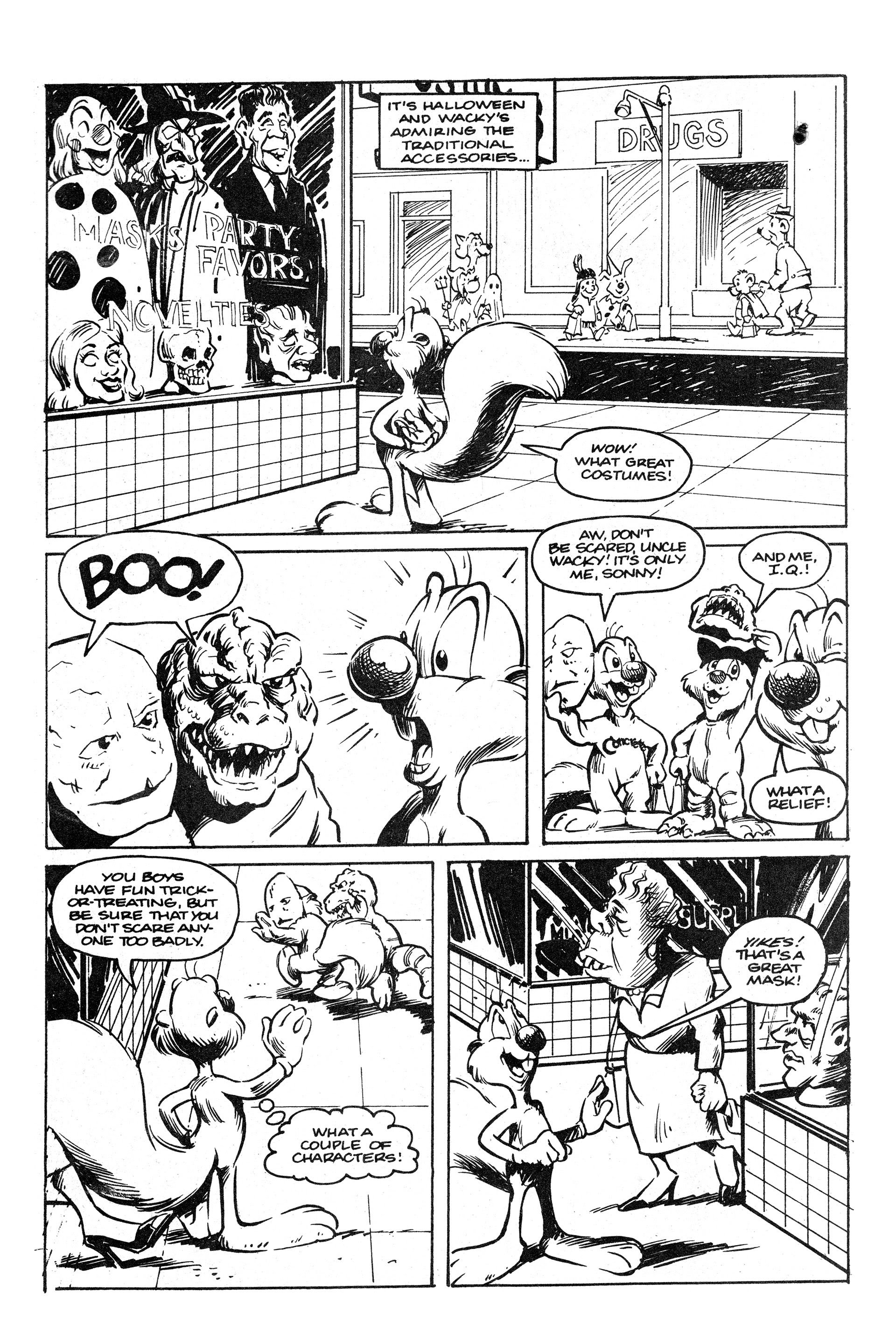Read online Wacky Squirrel Halloween Adventure Special comic -  Issue # Full - 3