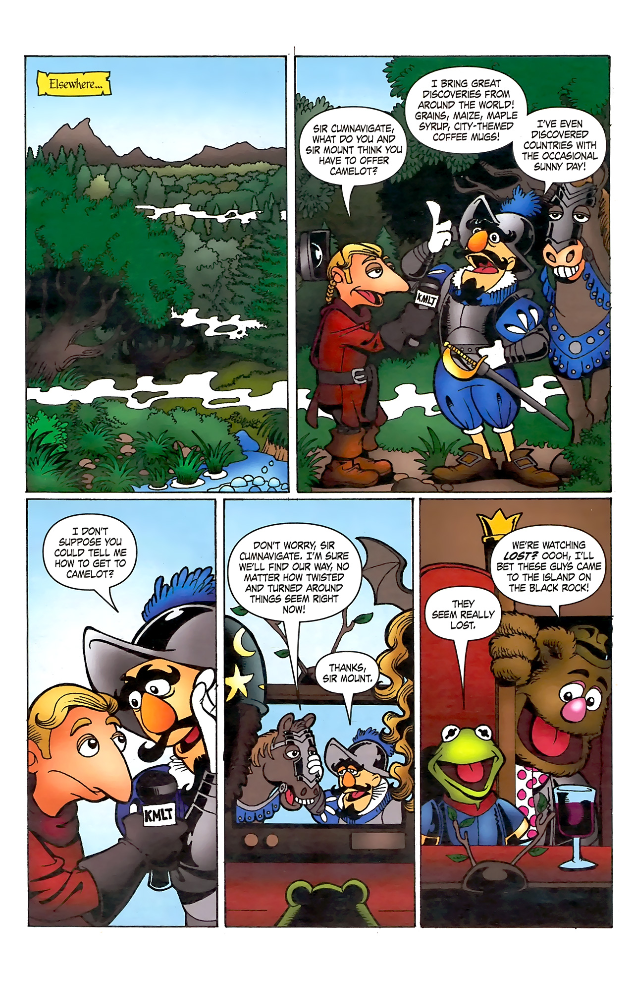 Read online Muppet King Arthur comic -  Issue #2 - 10