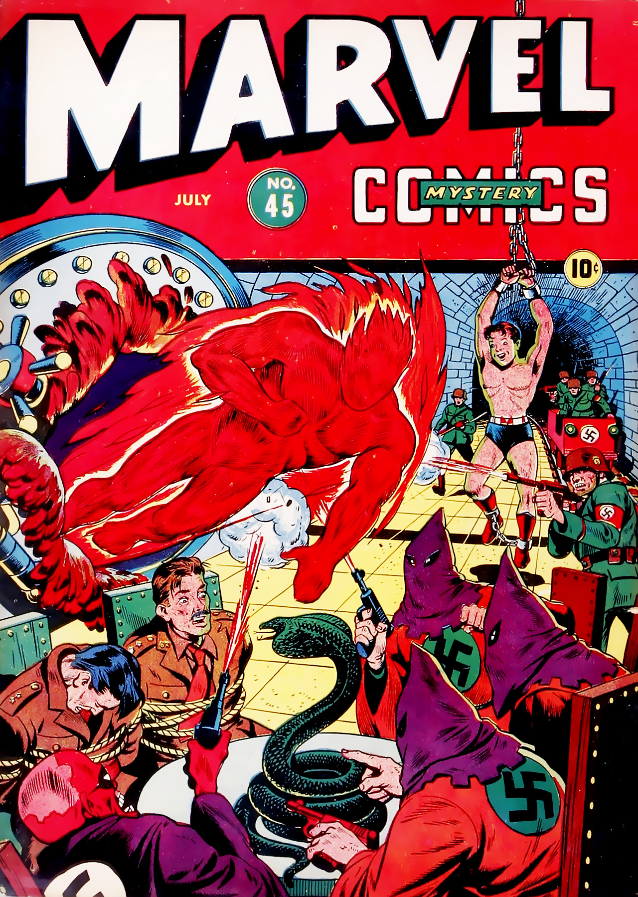 Read online Marvel Mystery Comics comic -  Issue #45 - 1