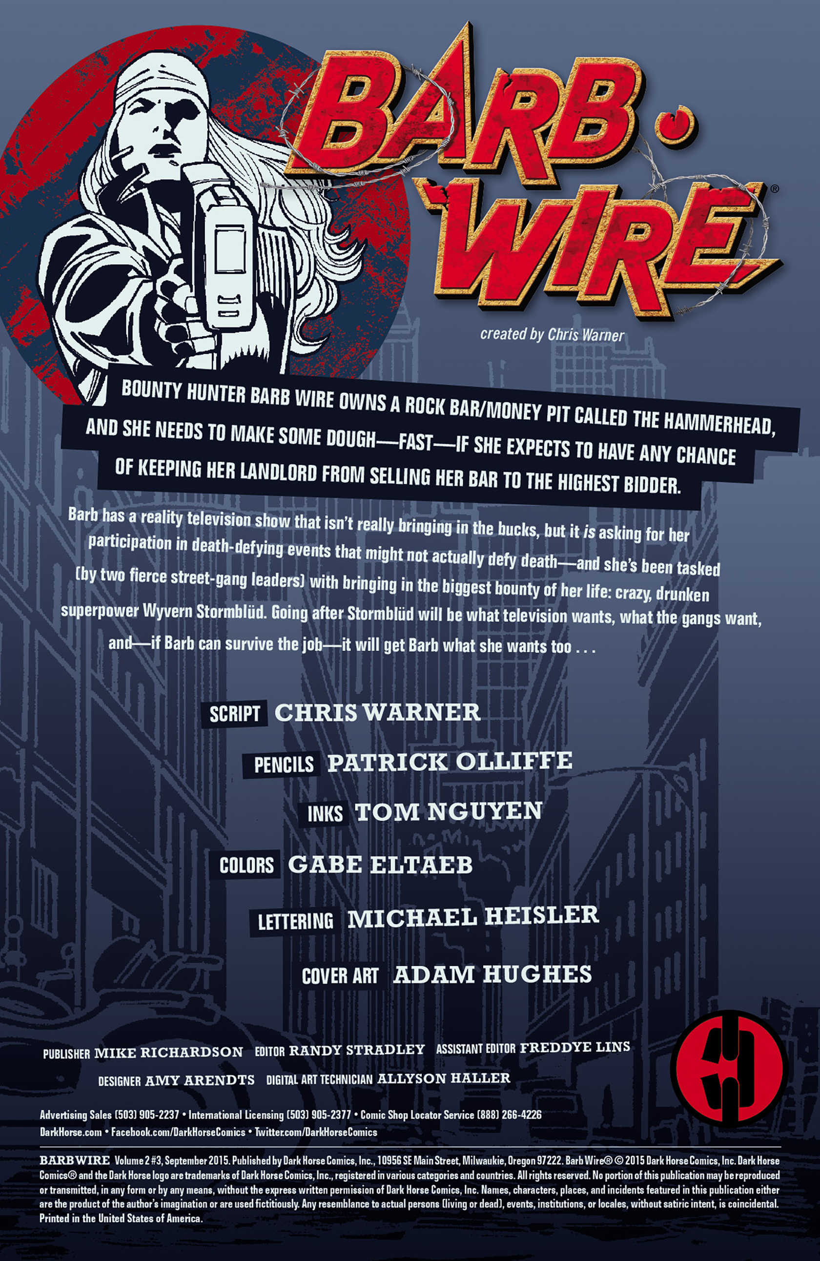 Read online Barb Wire (2015) comic -  Issue #3 - 2