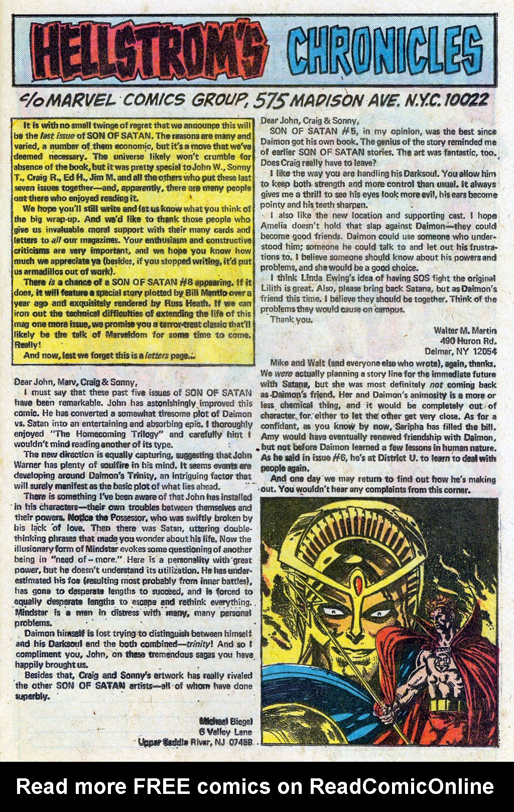 Read online Son of Satan comic -  Issue #7 - 14