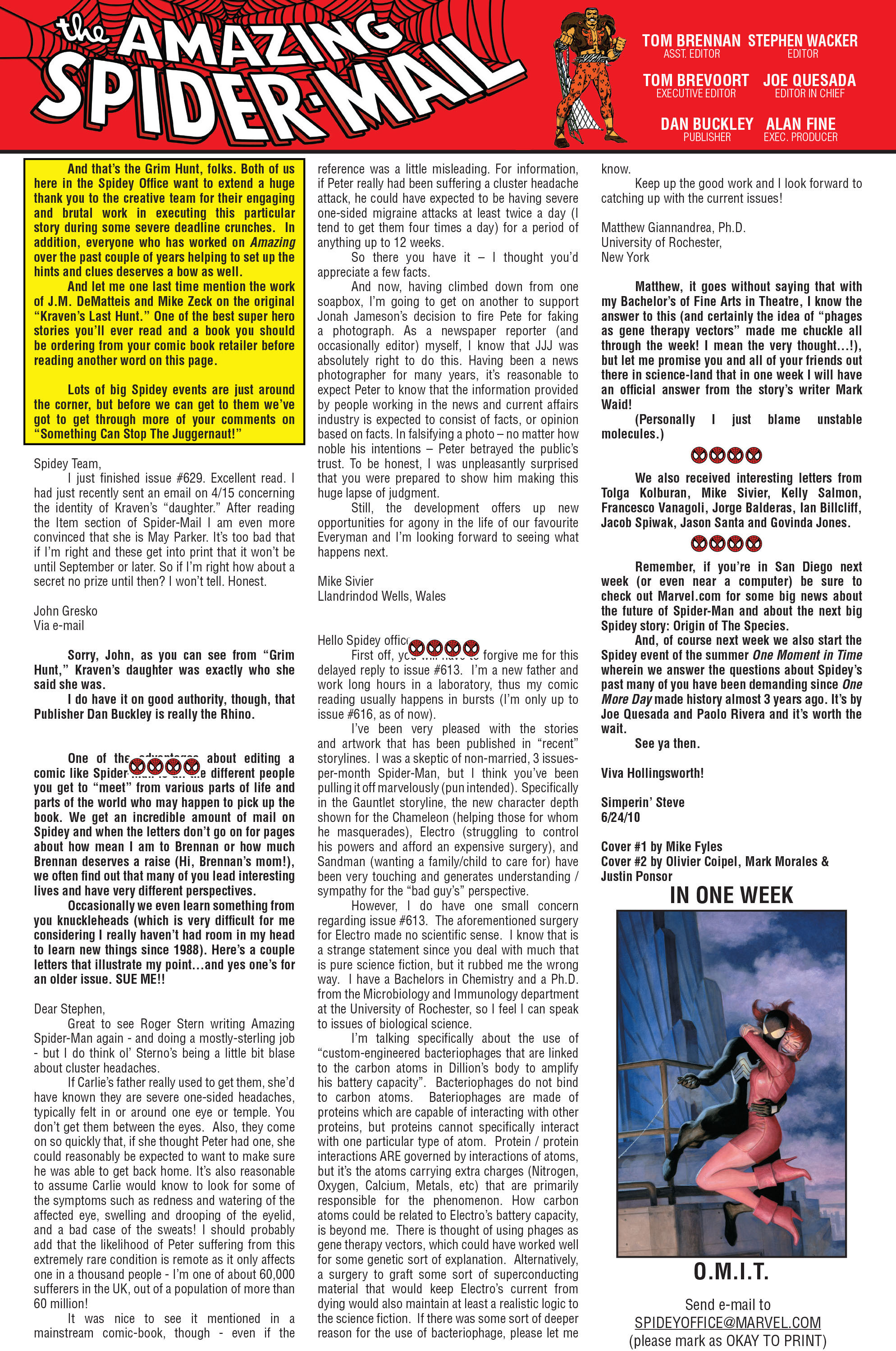 Read online Amazing Spider-Man: Grim Hunt comic -  Issue # TPB (Part 2) - 58