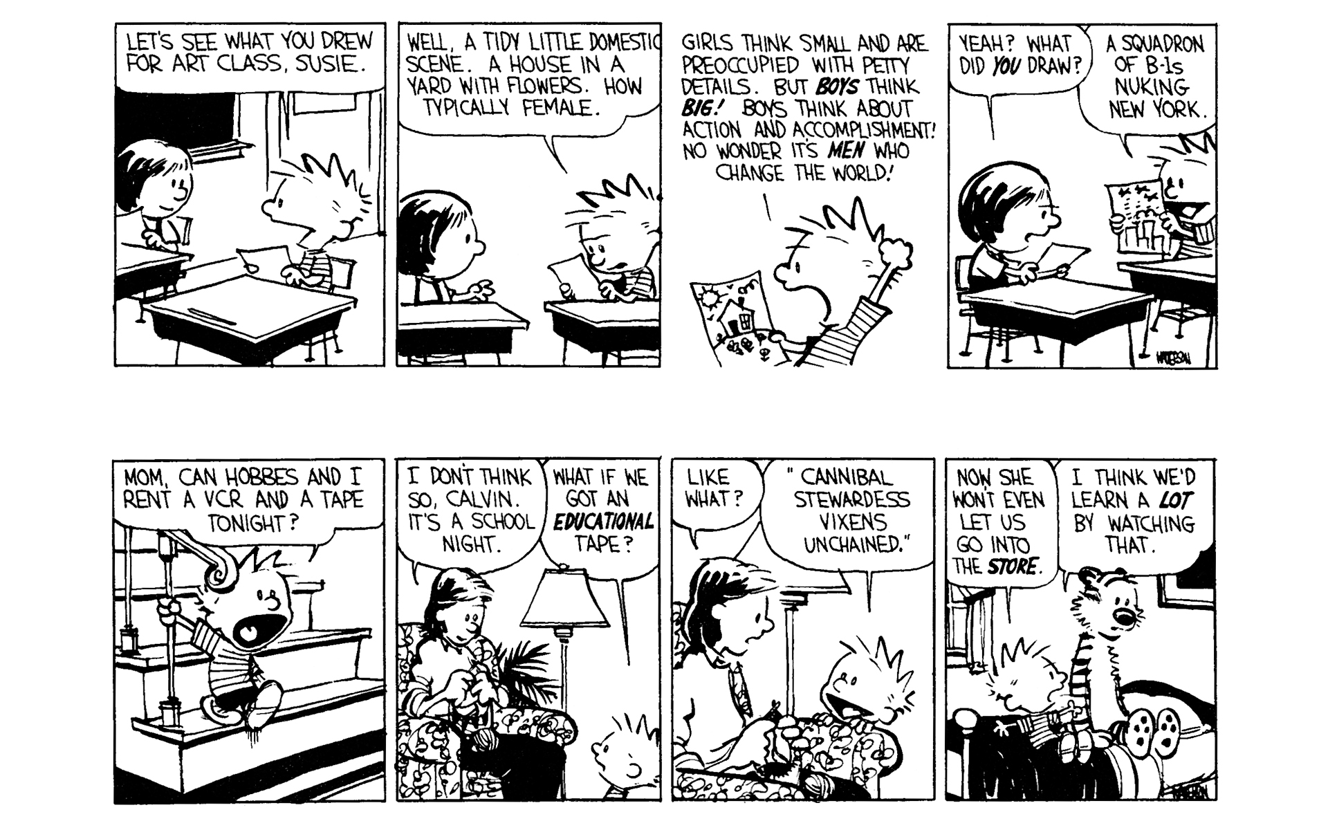 Read online Calvin and Hobbes comic -  Issue #3 - 88