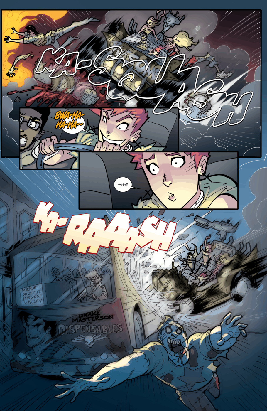 Read online Fanboys vs. Zombies comic -  Issue #6 - 15