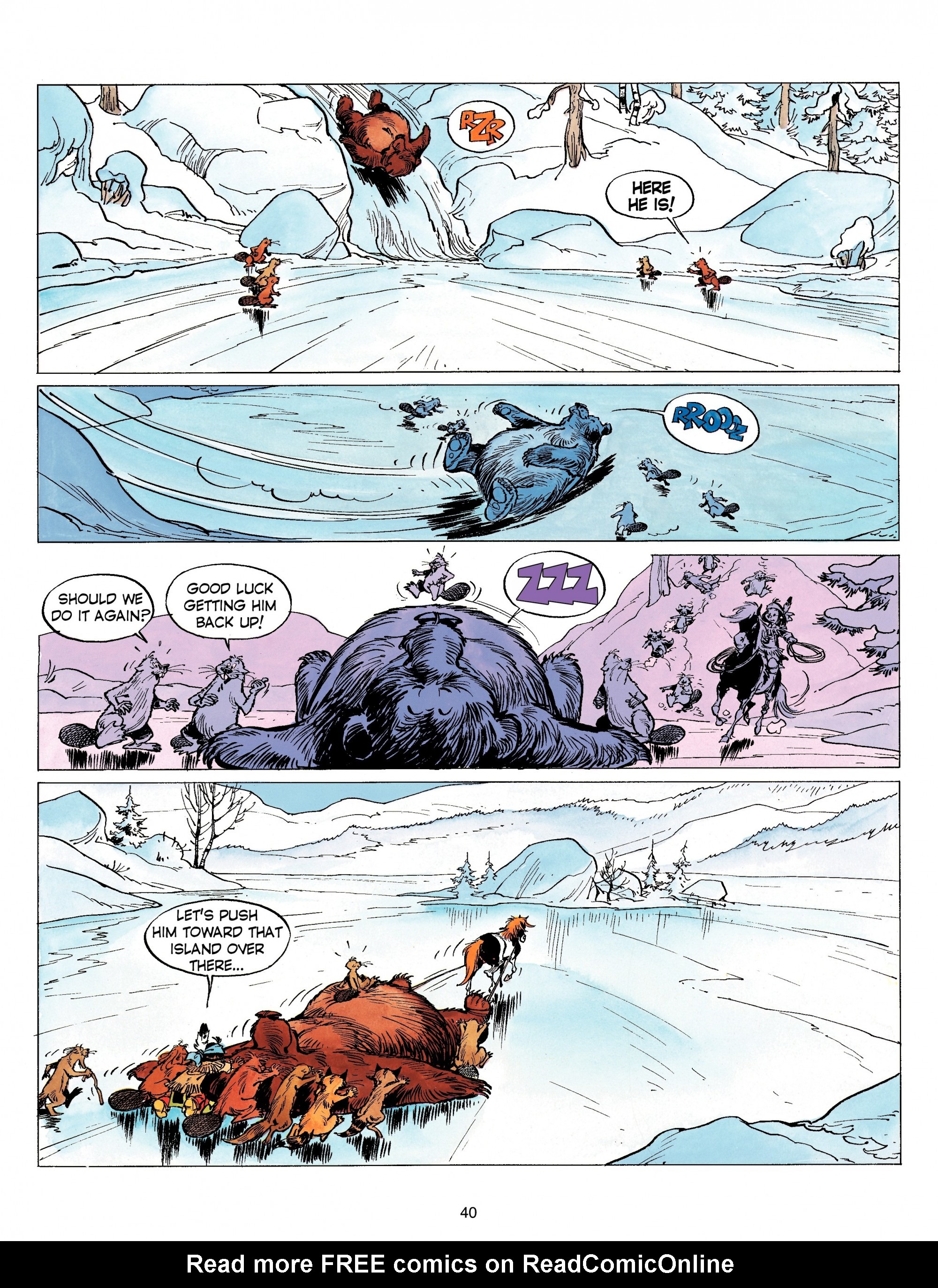 Read online Yakari comic -  Issue #4 - 40