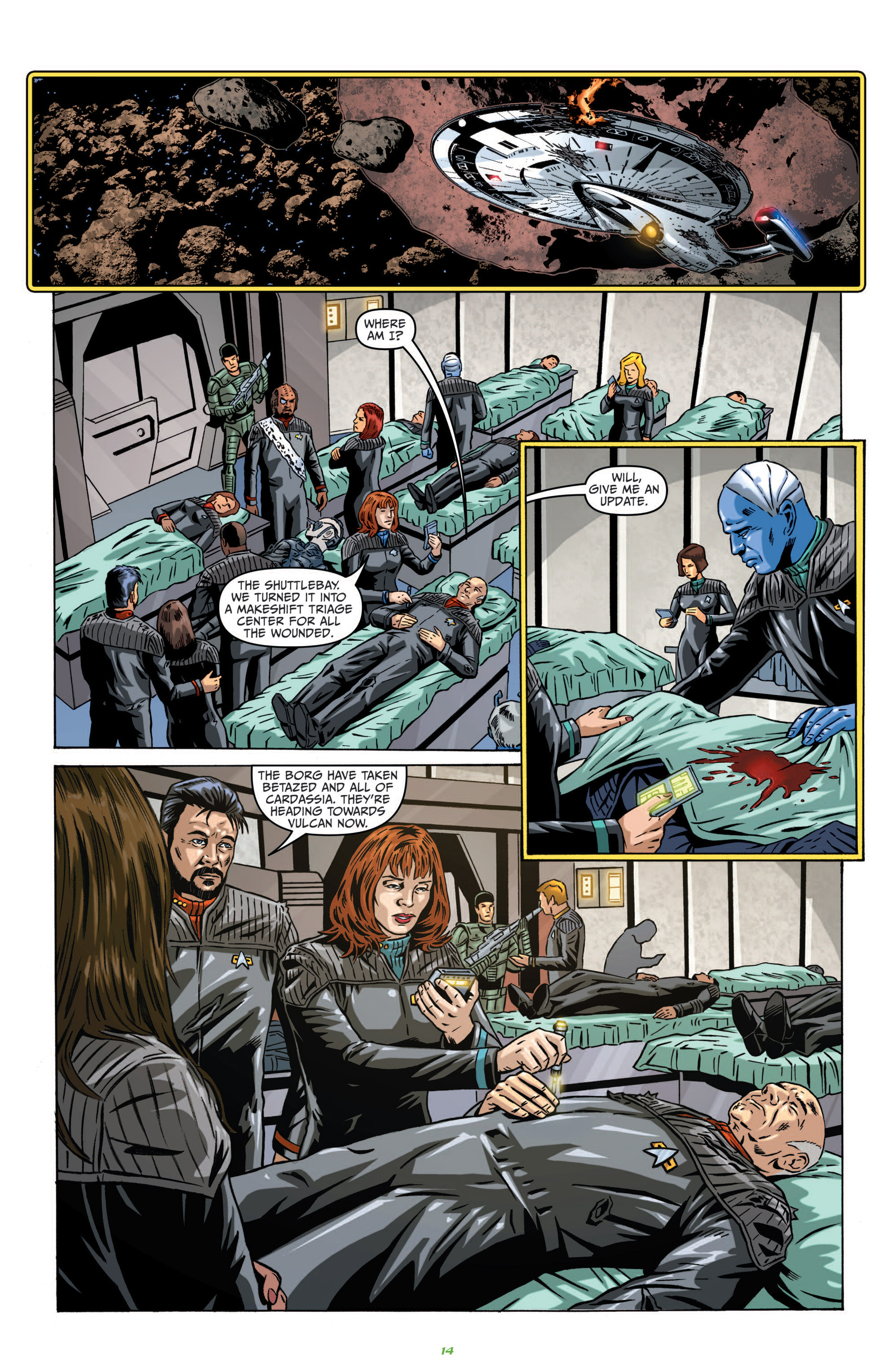 Read online Star Trek: The Next Generation - Hive comic -  Issue #3 - 17