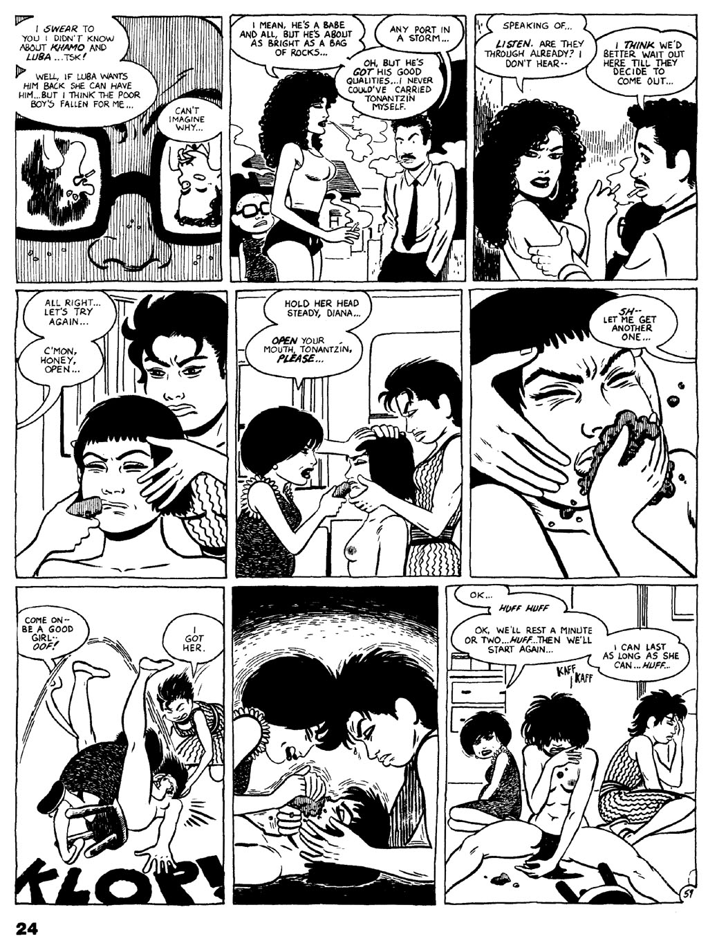 Read online Love and Rockets (1982) comic -  Issue #24 - 26