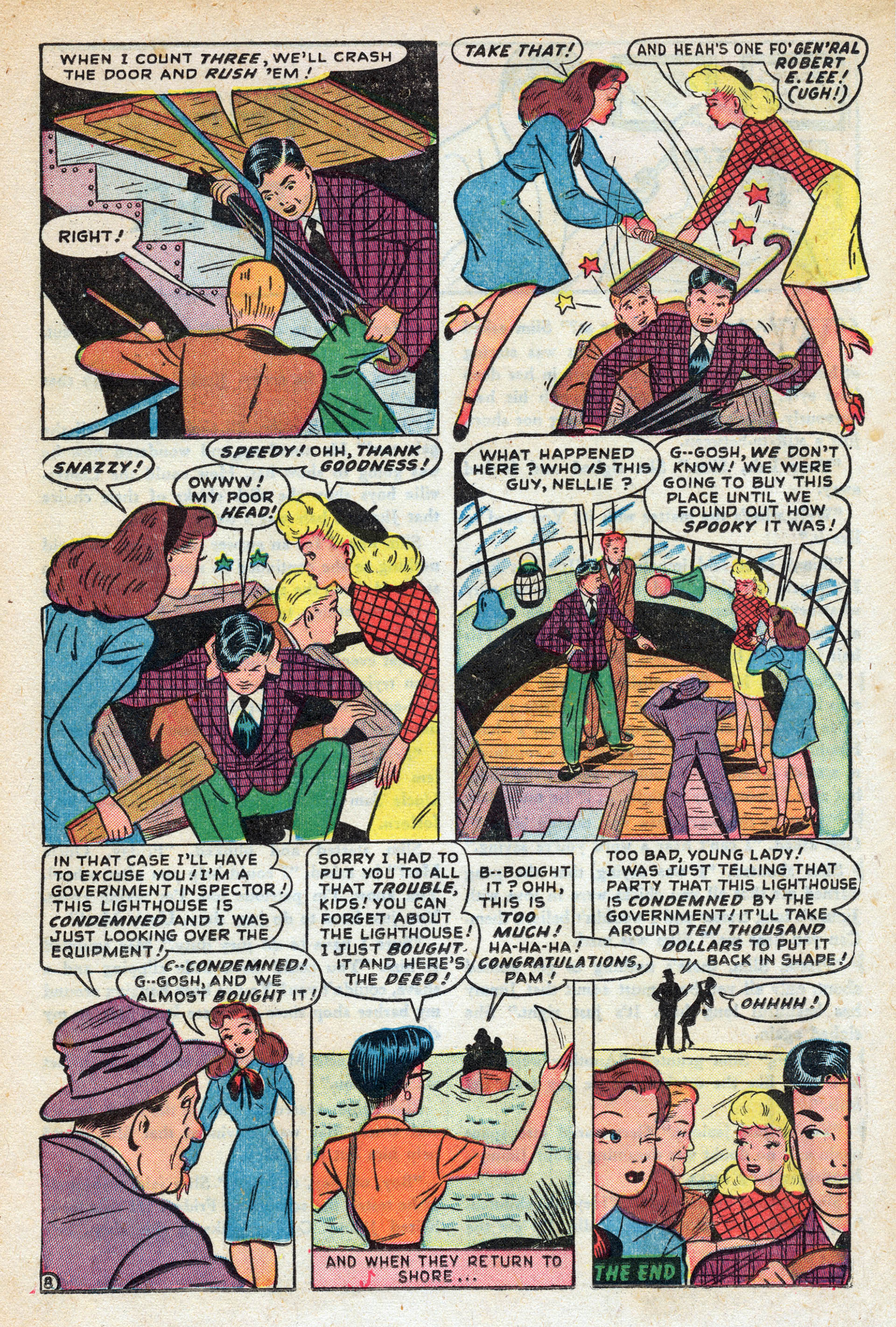 Read online Nellie The Nurse (1945) comic -  Issue #17 - 17