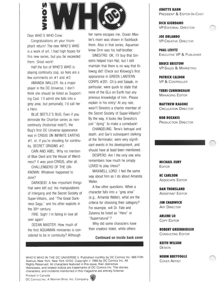 Read online Who's Who in the DC Universe comic -  Issue #5 - 2