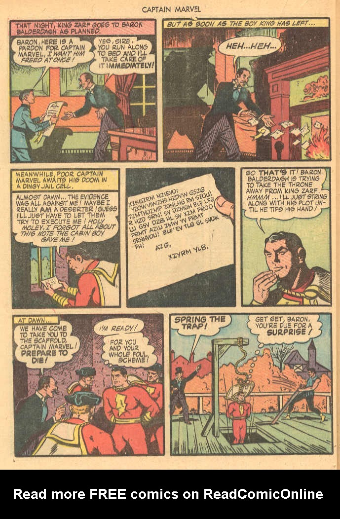 Read online Captain Marvel Adventures comic -  Issue #33 - 44