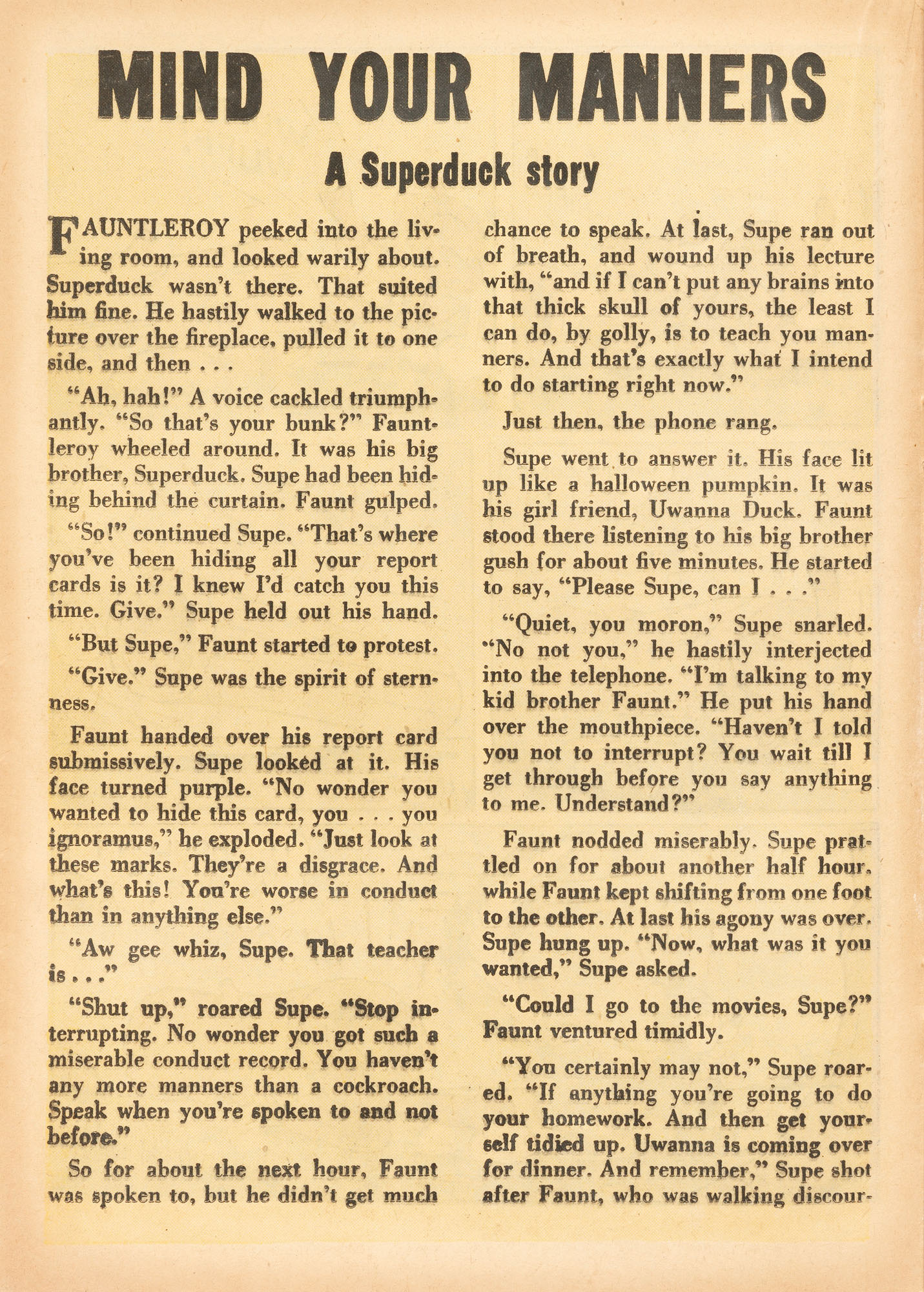 Read online Super Duck Comics comic -  Issue #15 - 24