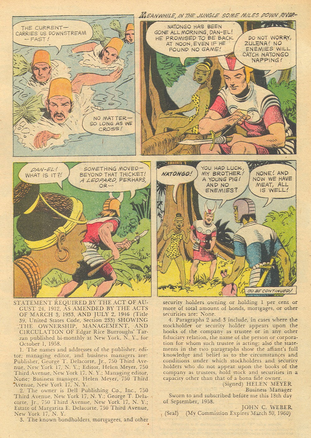 Read online Tarzan (1948) comic -  Issue #111 - 33