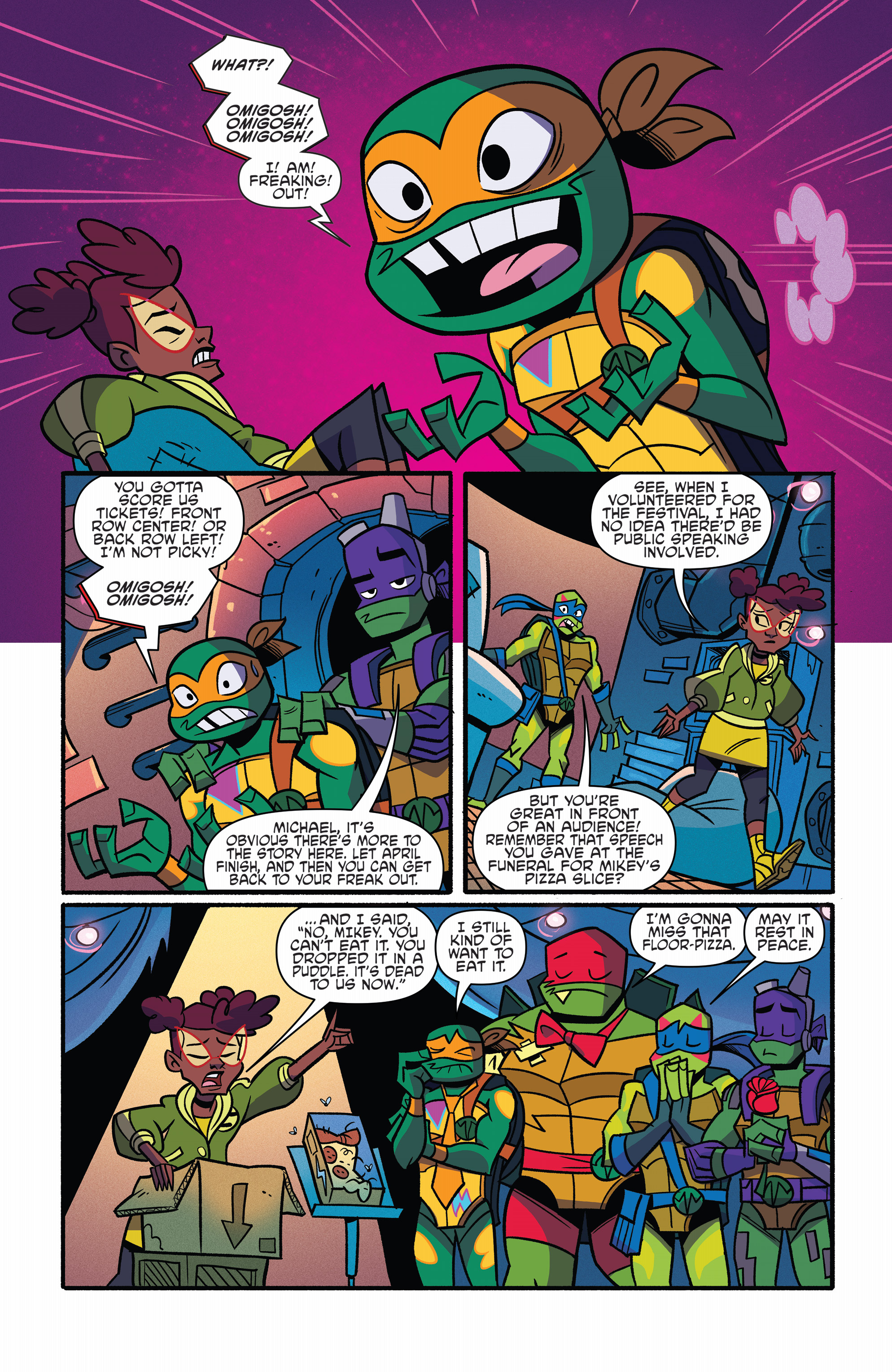 Read online Rise of the Teenage Mutant Ninja Turtles: Sound Off! comic -  Issue #1 - 11