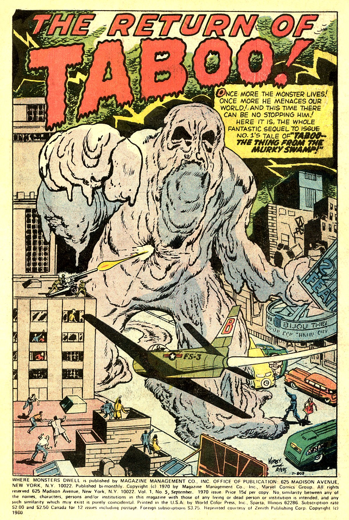 Read online Where Monsters Dwell (1970) comic -  Issue #5 - 3