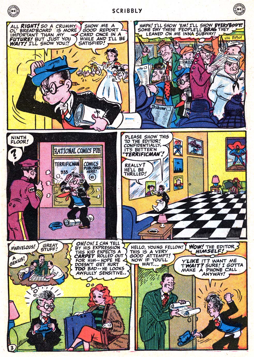 Read online Scribbly comic -  Issue #1 - 5