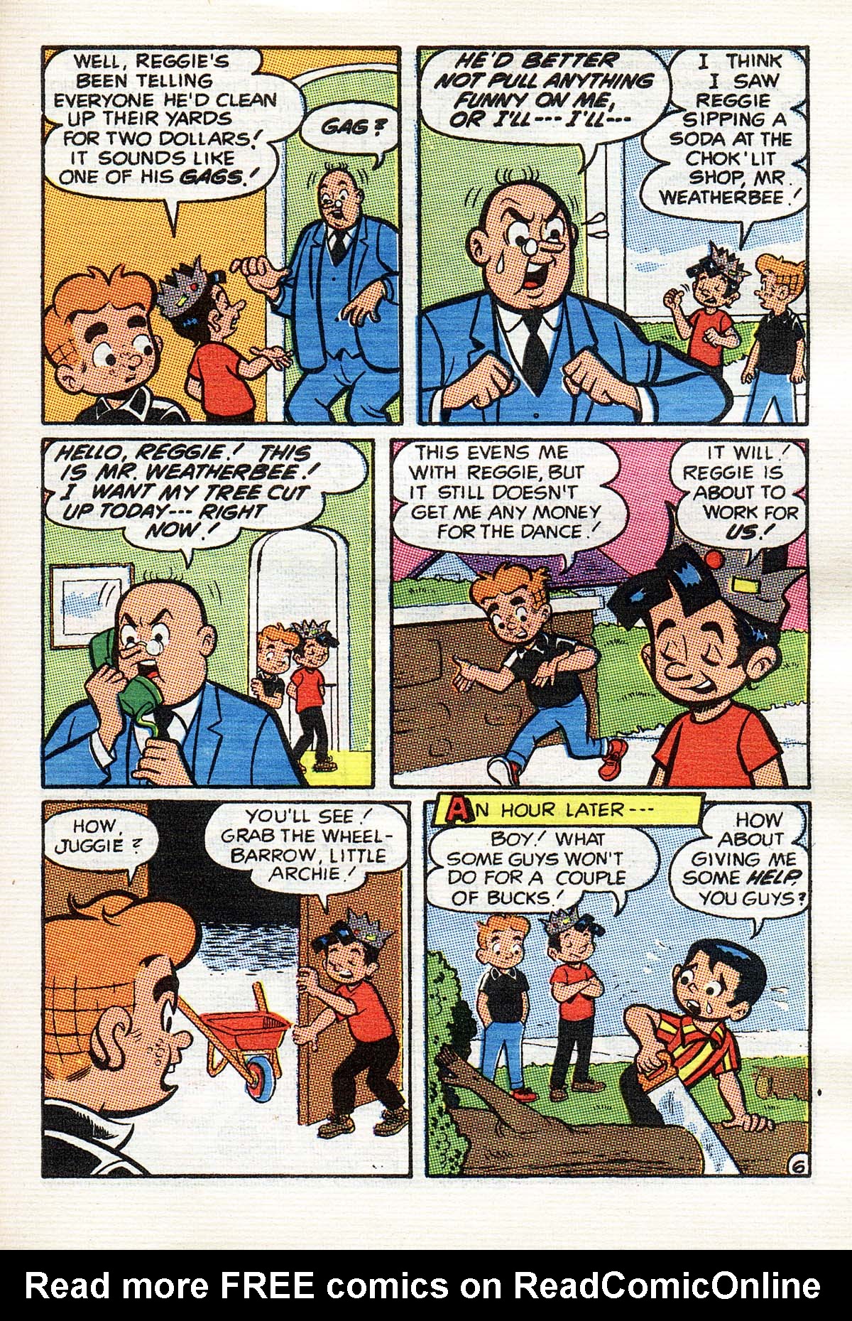 Read online Little Archie Comics Digest Magazine comic -  Issue #44 - 54