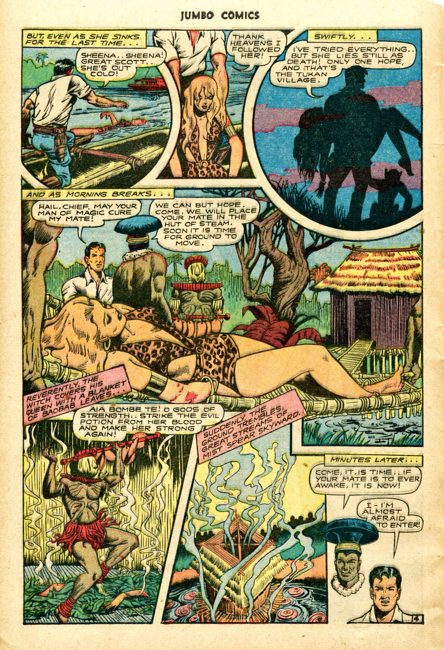 Read online Jumbo Comics comic -  Issue #79 - 6