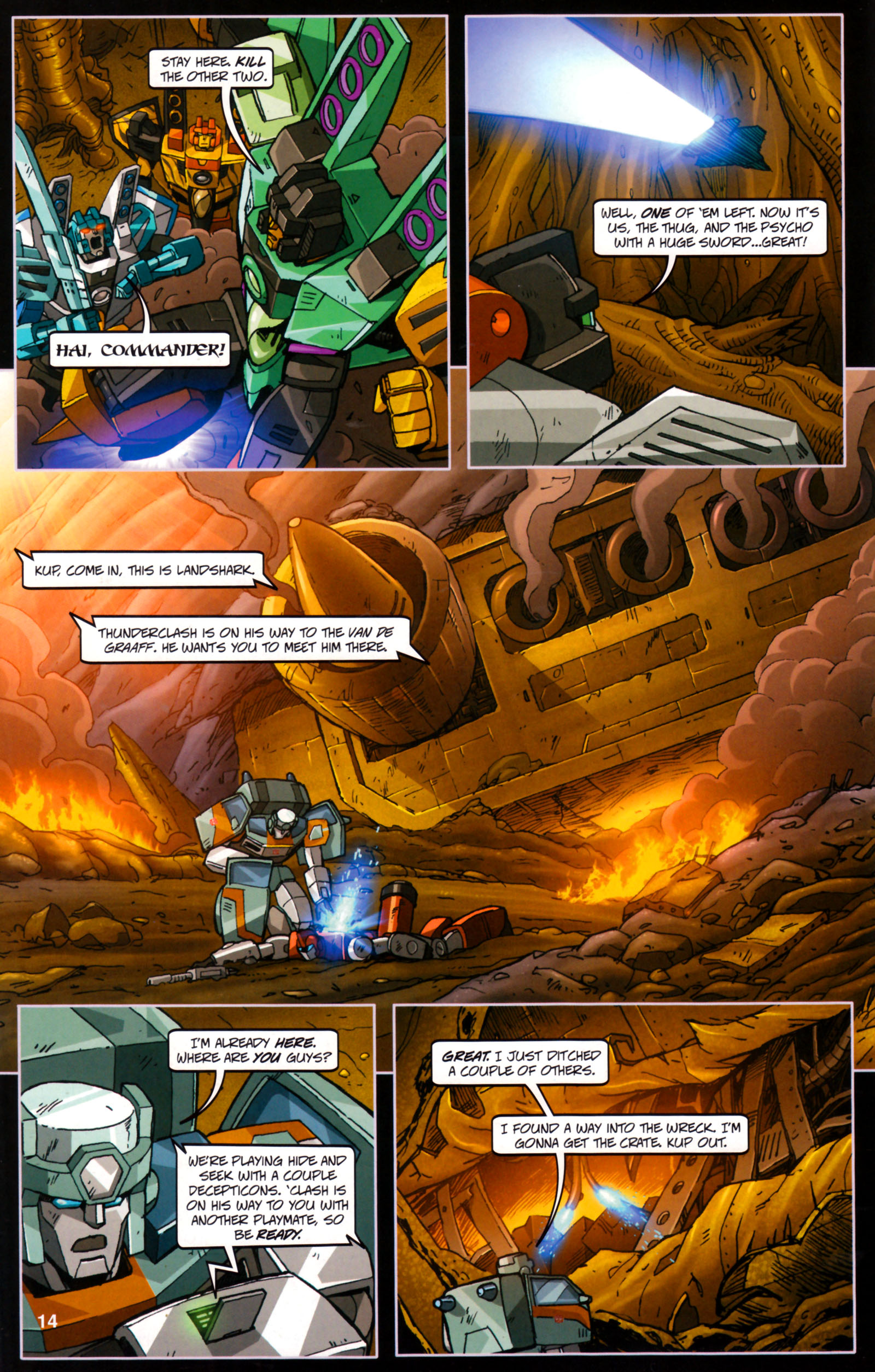 Read online Transformers: Timelines comic -  Issue #4 - 16