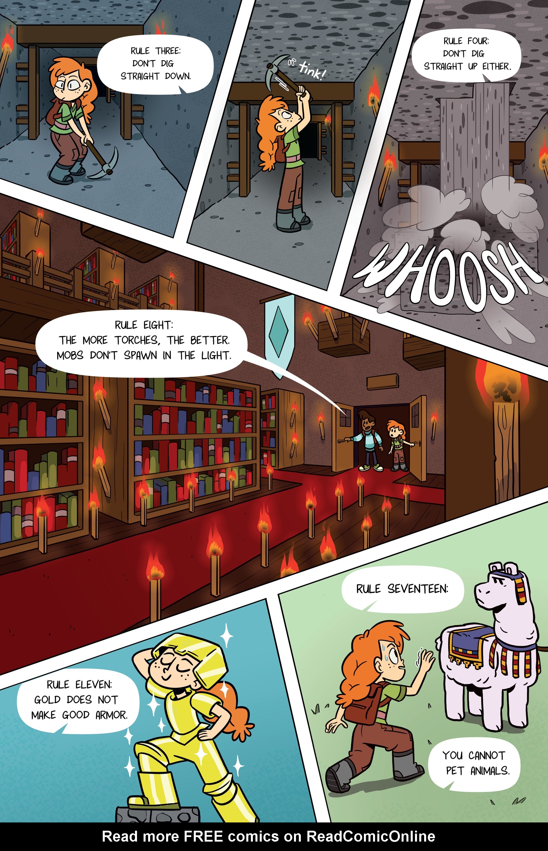 Read online Minecraft: Open World – Into the Nether comic -  Issue # TPB - 17