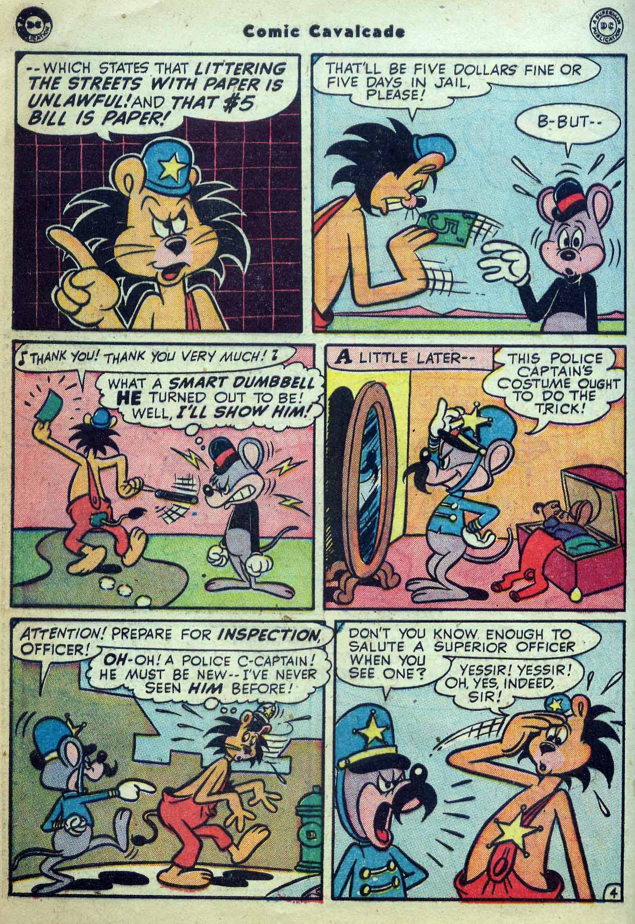 Read online Comic Cavalcade comic -  Issue #33 - 46