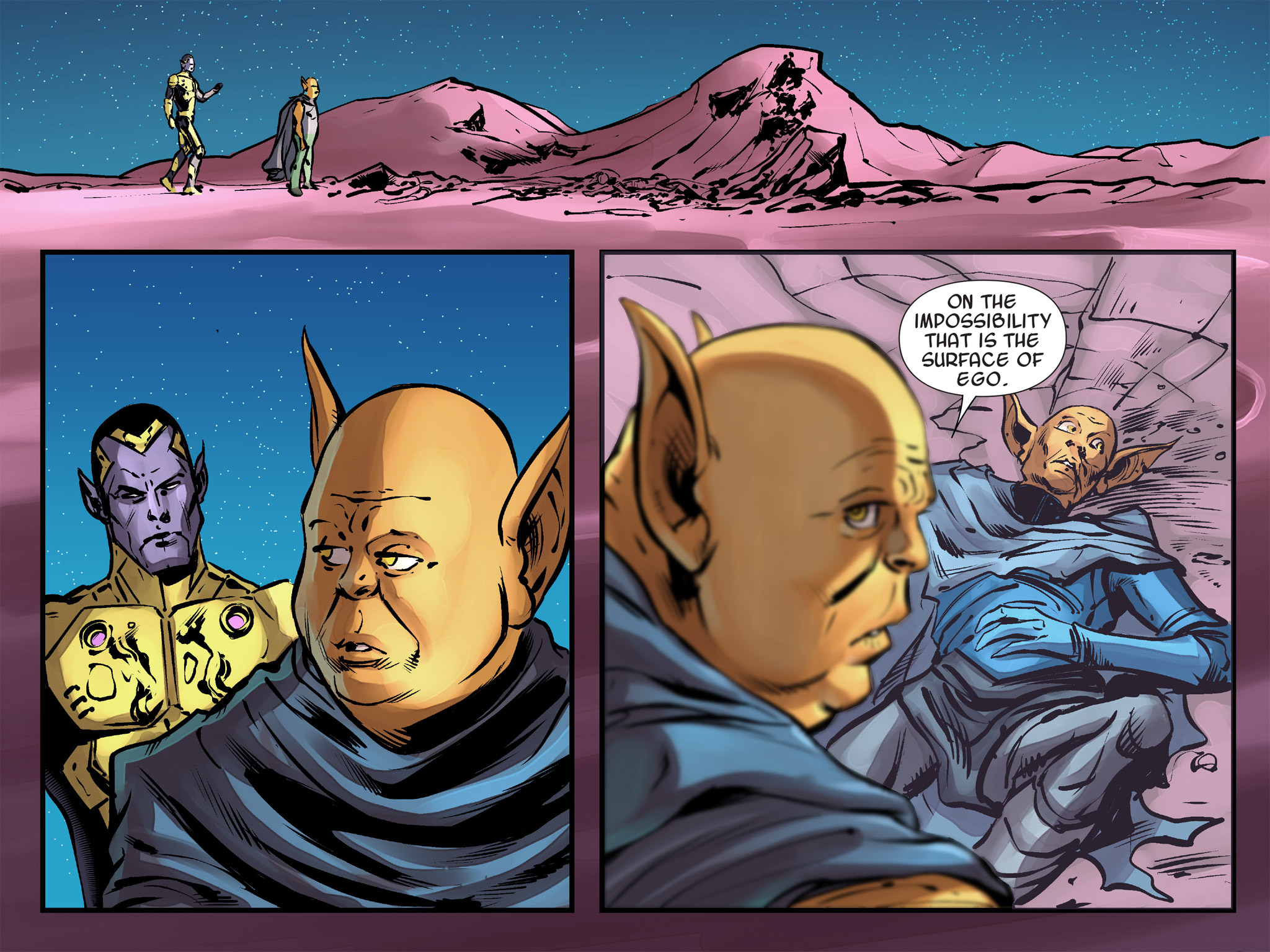 Read online Thanos: A God Up There Listening comic -  Issue # TPB - 286