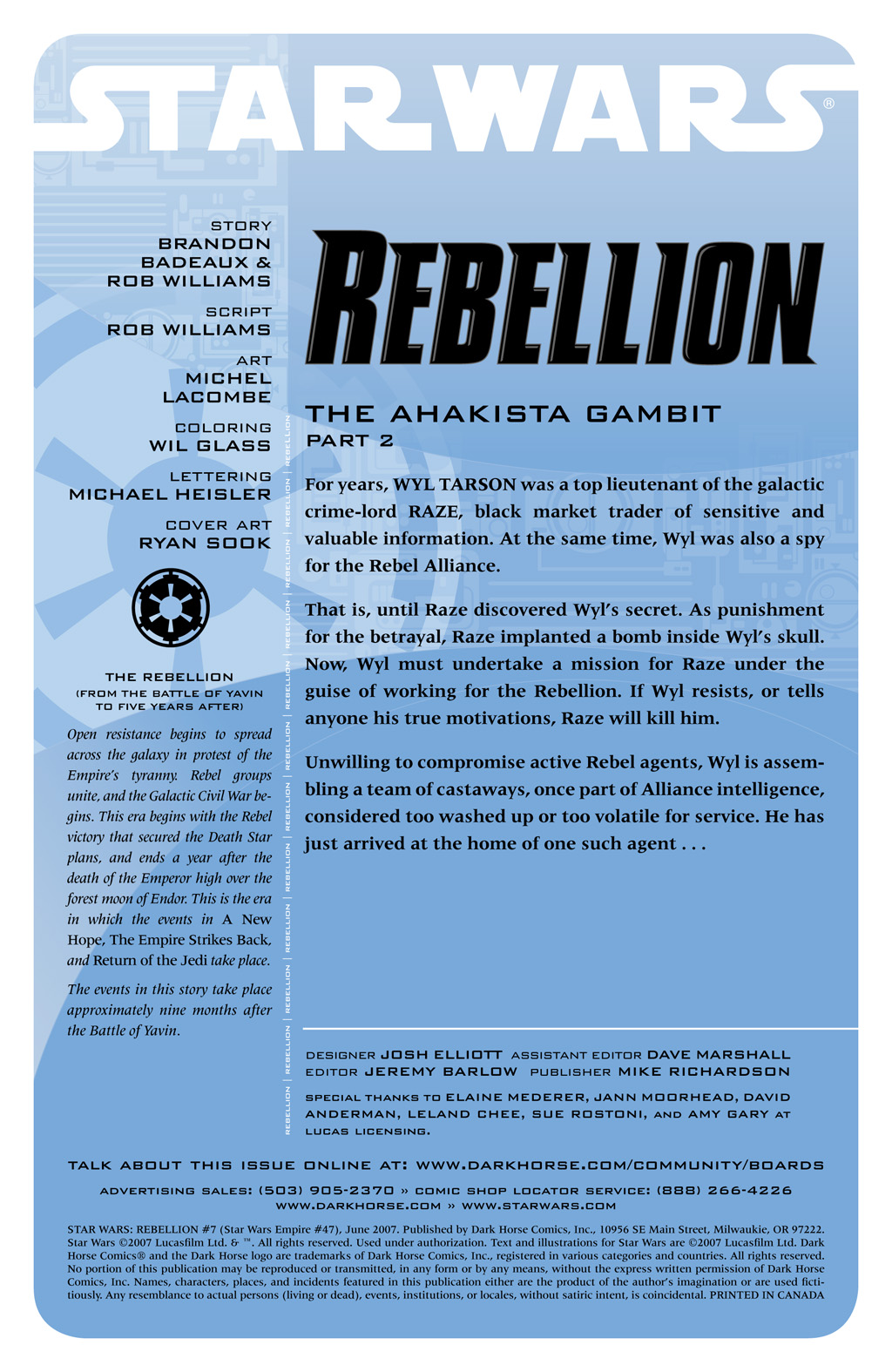 Read online Star Wars: Rebellion comic -  Issue #7 - 2