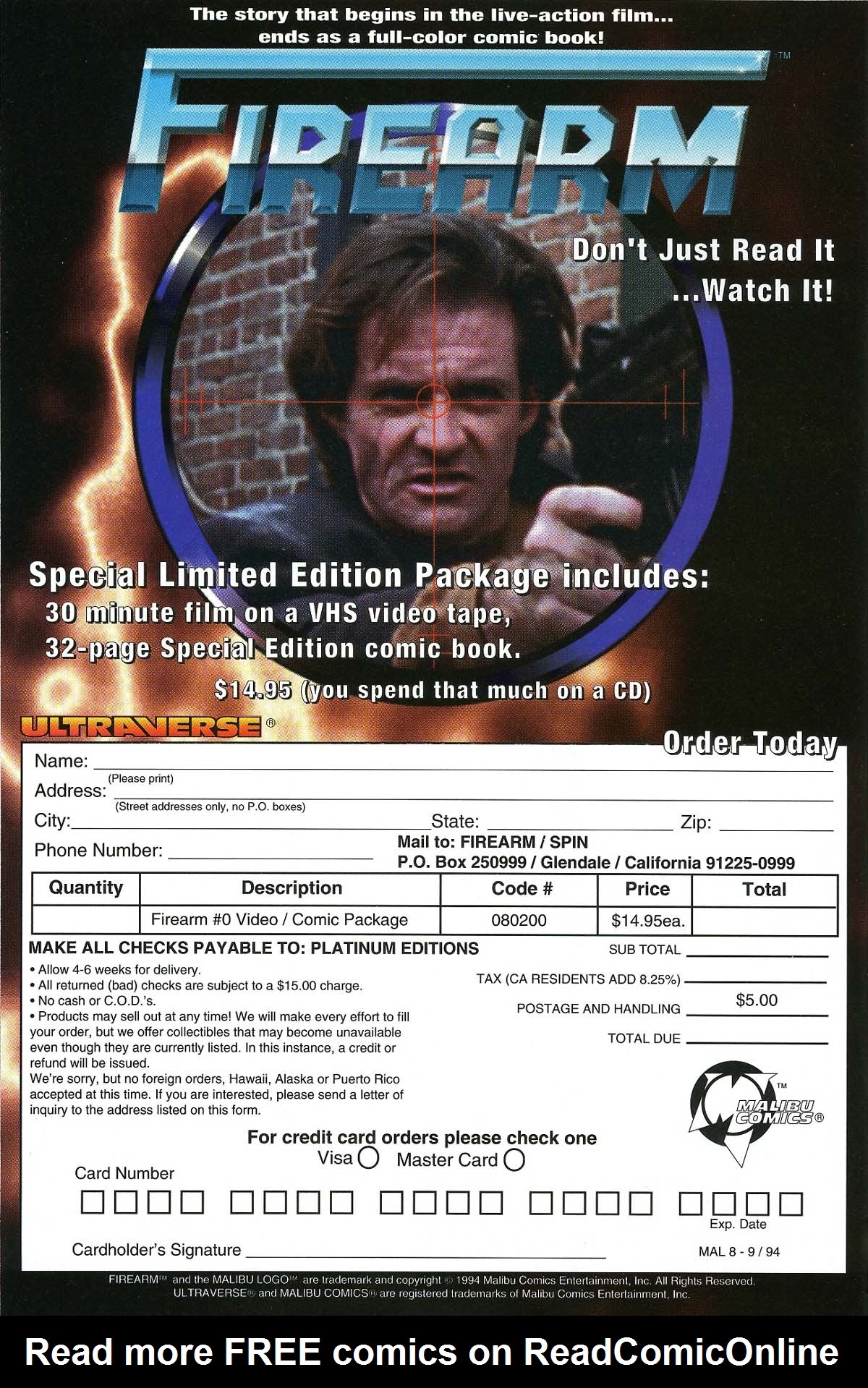 Read online Ultraverse Year One comic -  Issue # Full - 19