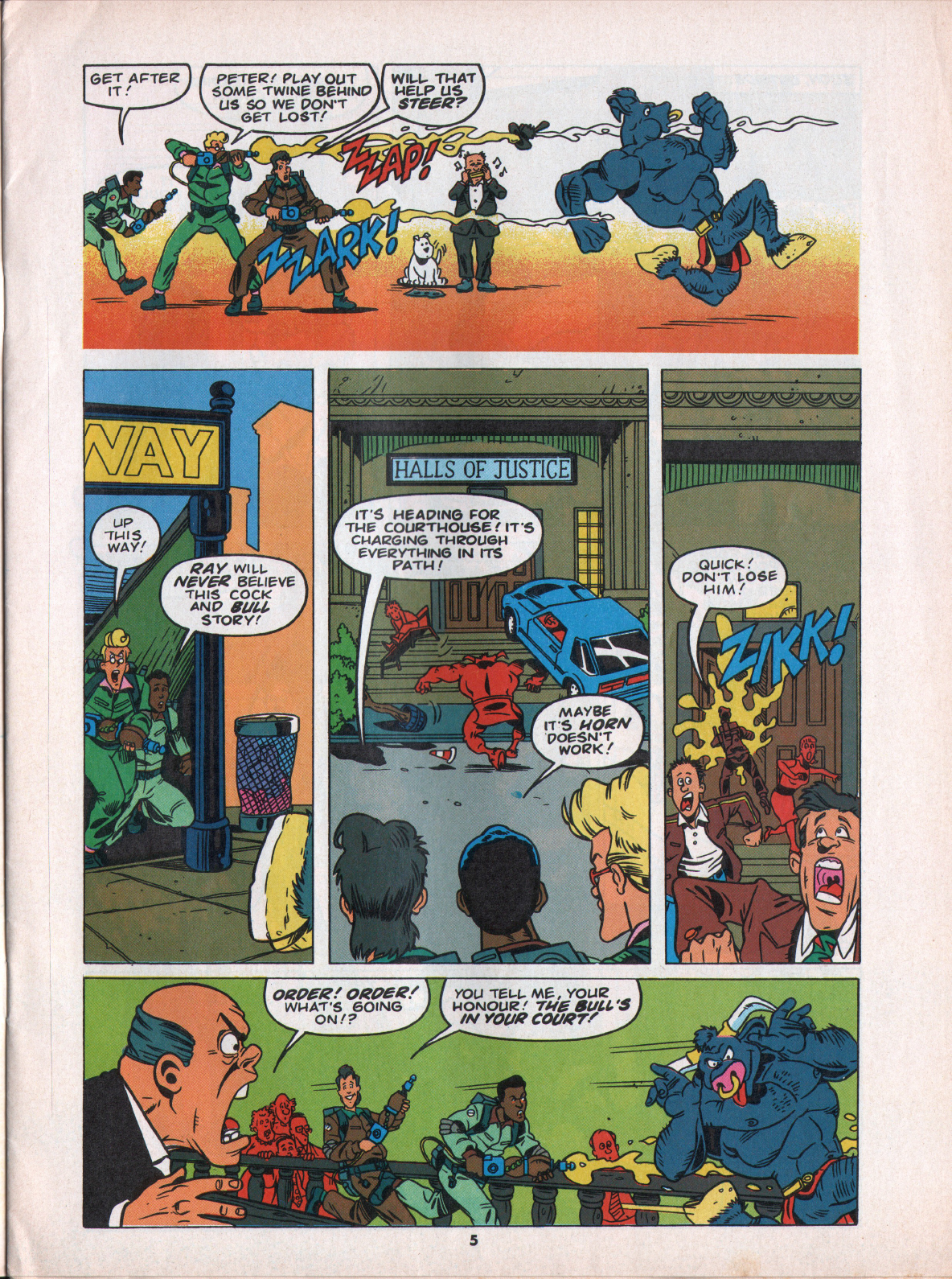 Read online The Real Ghostbusters comic -  Issue #98 - 5