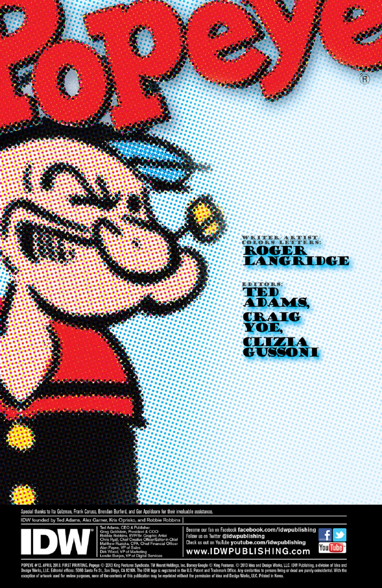 Read online Popeye (2012) comic -  Issue #12 - 2