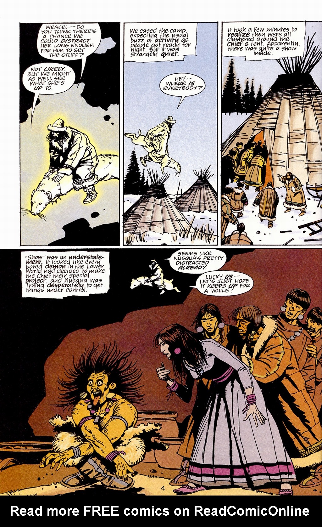 Read online Muktuk Wolfsbreath: Hard-Boiled Shaman comic -  Issue #3 - 5
