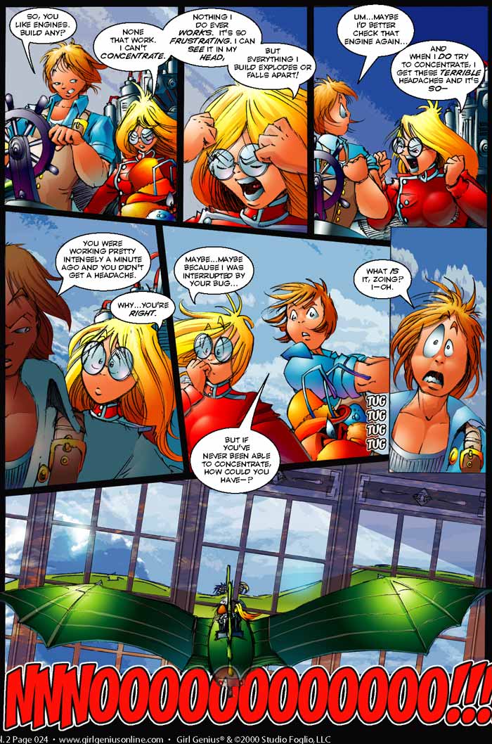 Read online Girl Genius (2002) comic -  Issue #2 - 24
