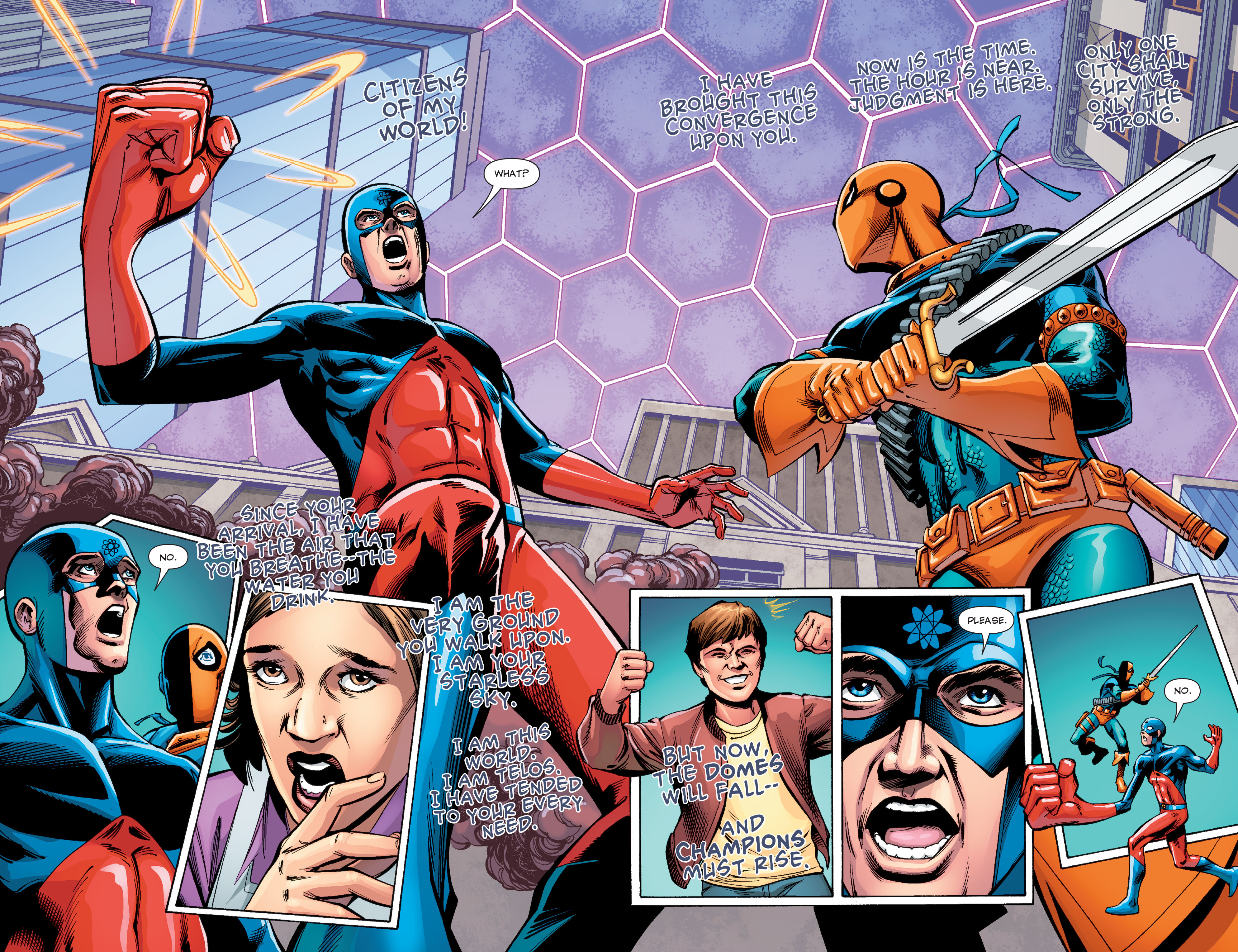 Read online Convergence Atom comic -  Issue #1 - 16