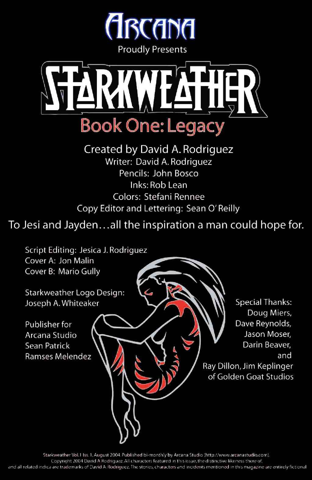 Read online Starkweather comic -  Issue #1 - 2