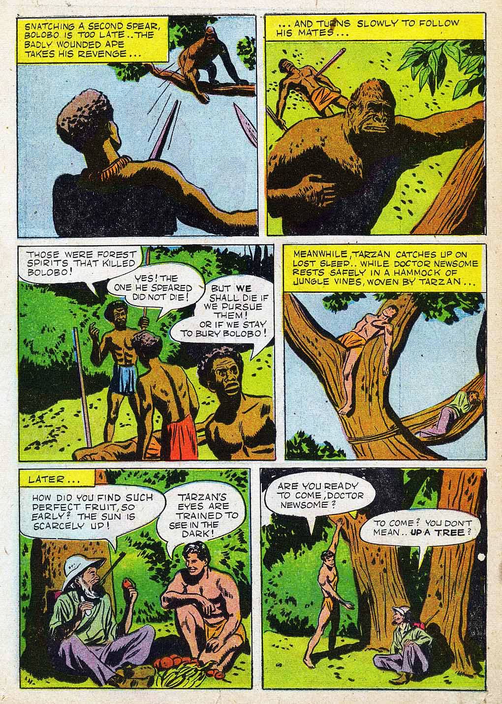 Read online Tarzan (1948) comic -  Issue #2 - 26