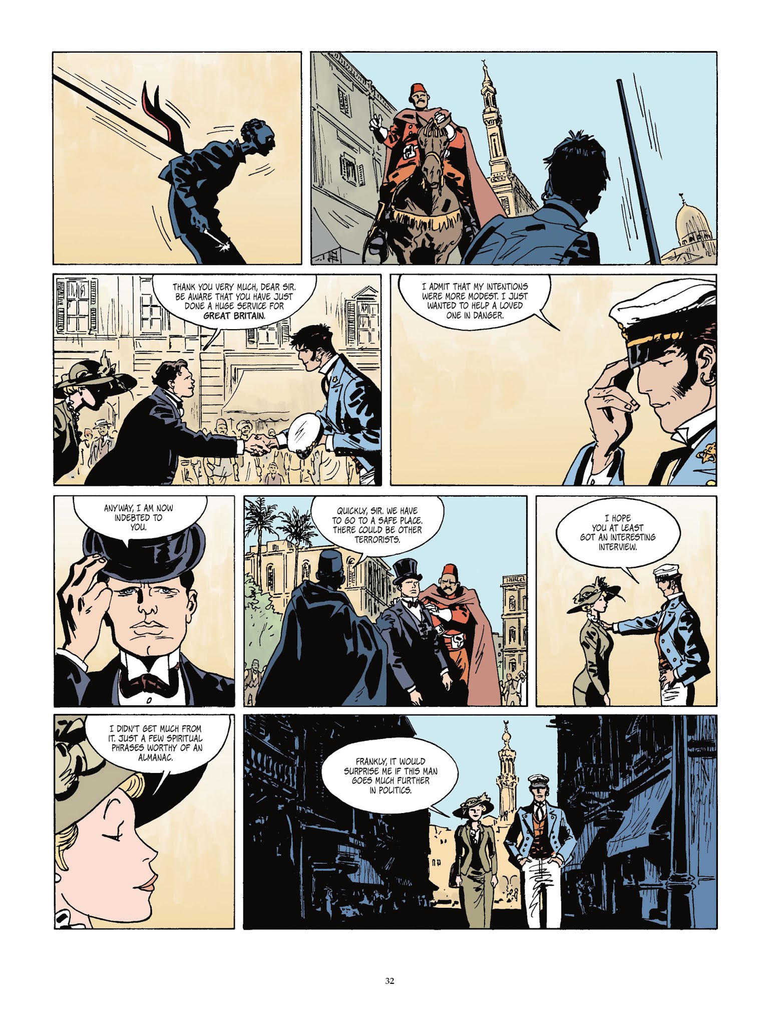 Read online Corto Maltese [GER] comic -  Issue #16 - 32