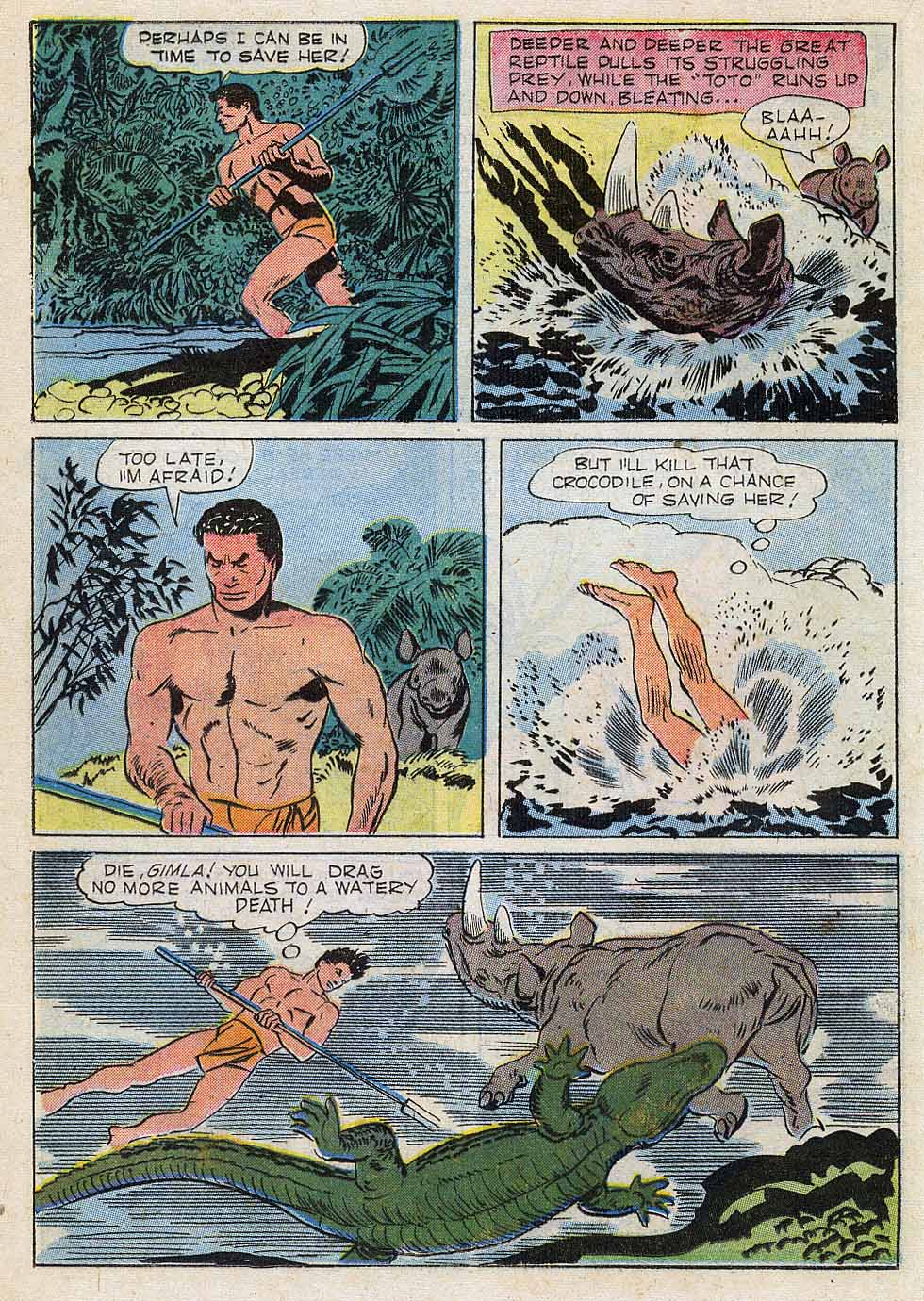 Read online Tarzan (1948) comic -  Issue #100 - 20