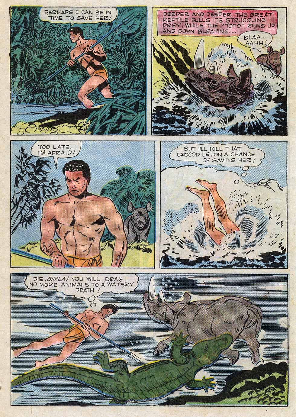 Read online Tarzan (1948) comic -  Issue #100 - 20