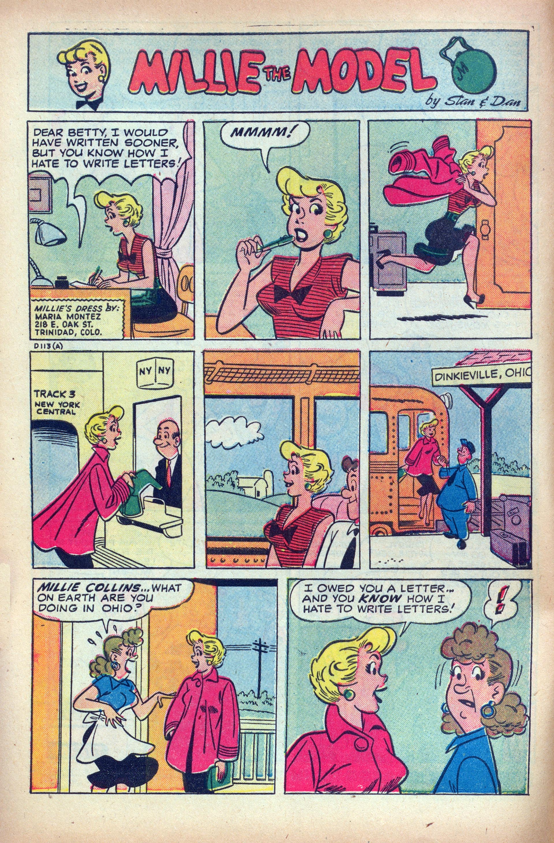 Read online Millie the Model comic -  Issue #48 - 8