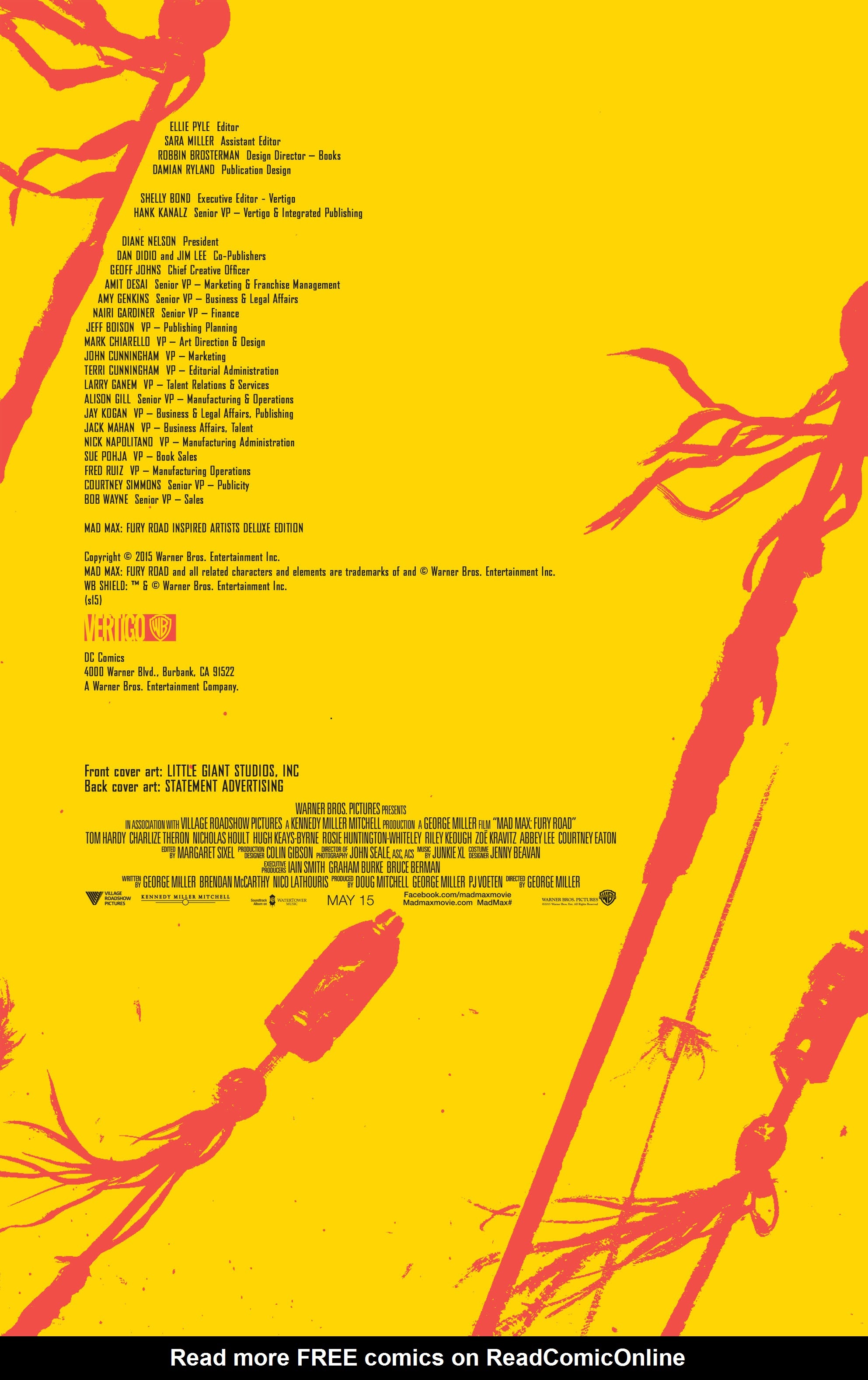 Read online Mad Max: Fury Road Inspired Artists Deluxe Edition comic -  Issue # TPB - 4