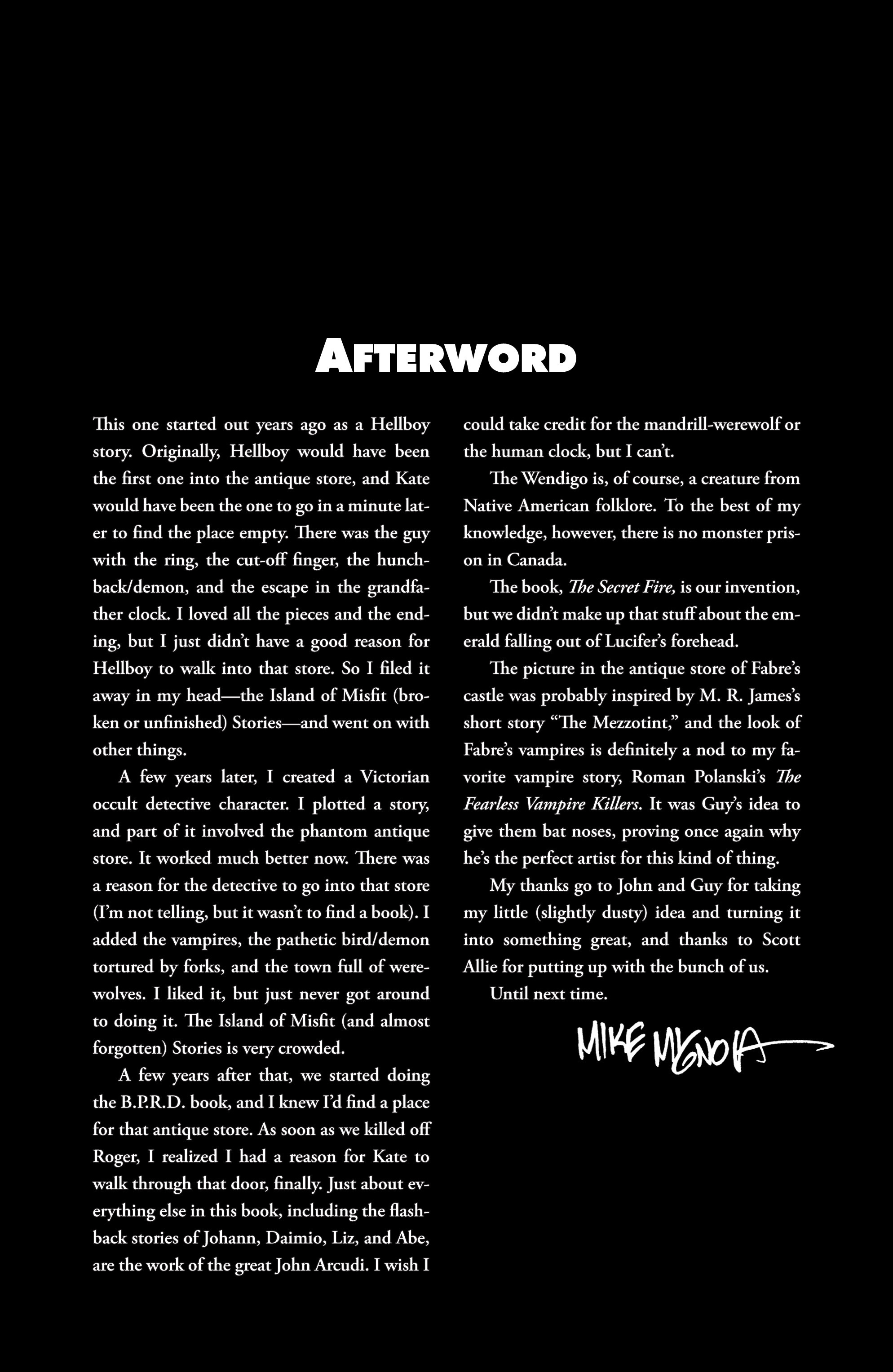 Read online B.P.R.D. (2003) comic -  Issue # TPB 6 - 137