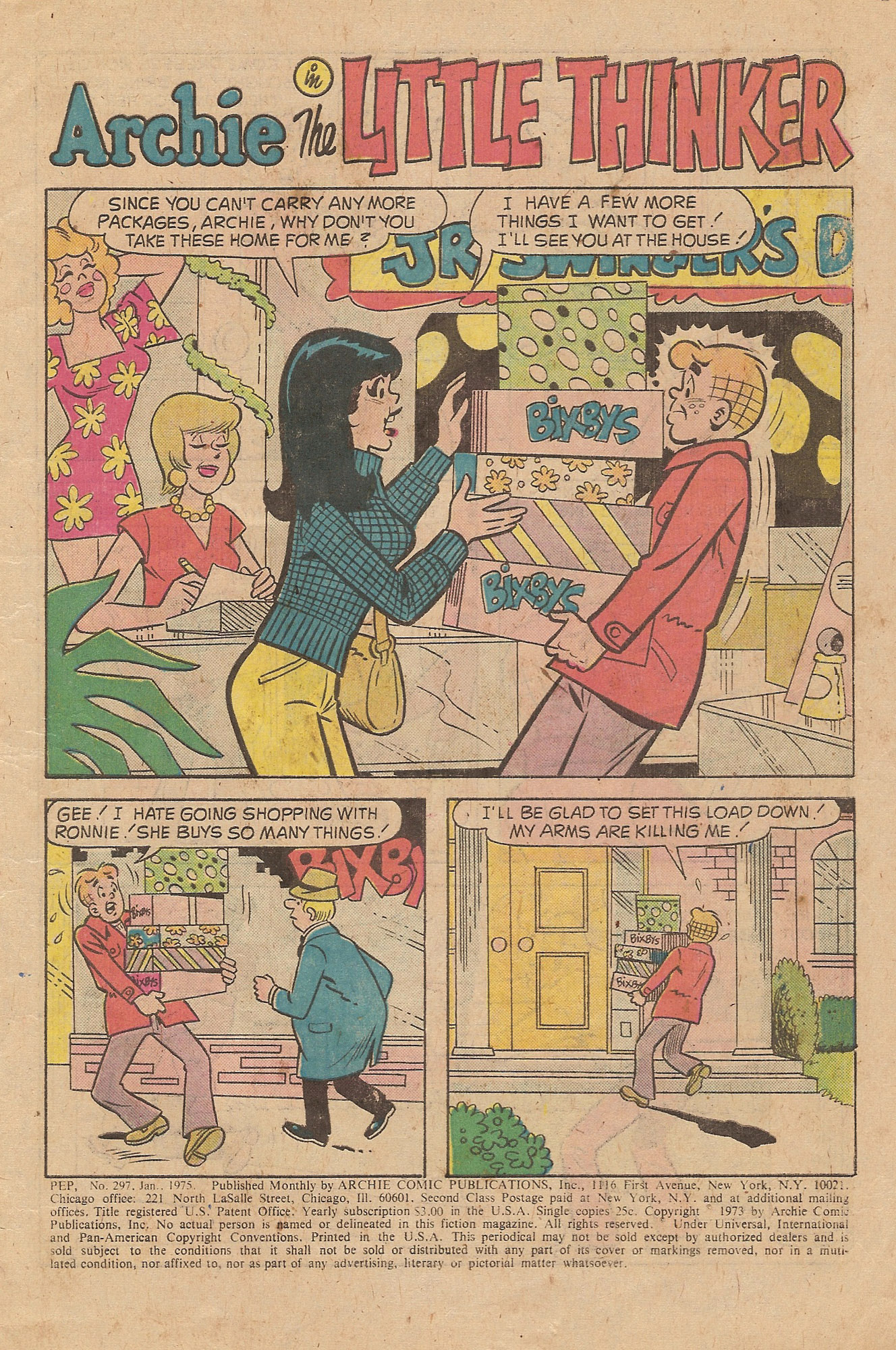 Read online Pep Comics comic -  Issue #297 - 3