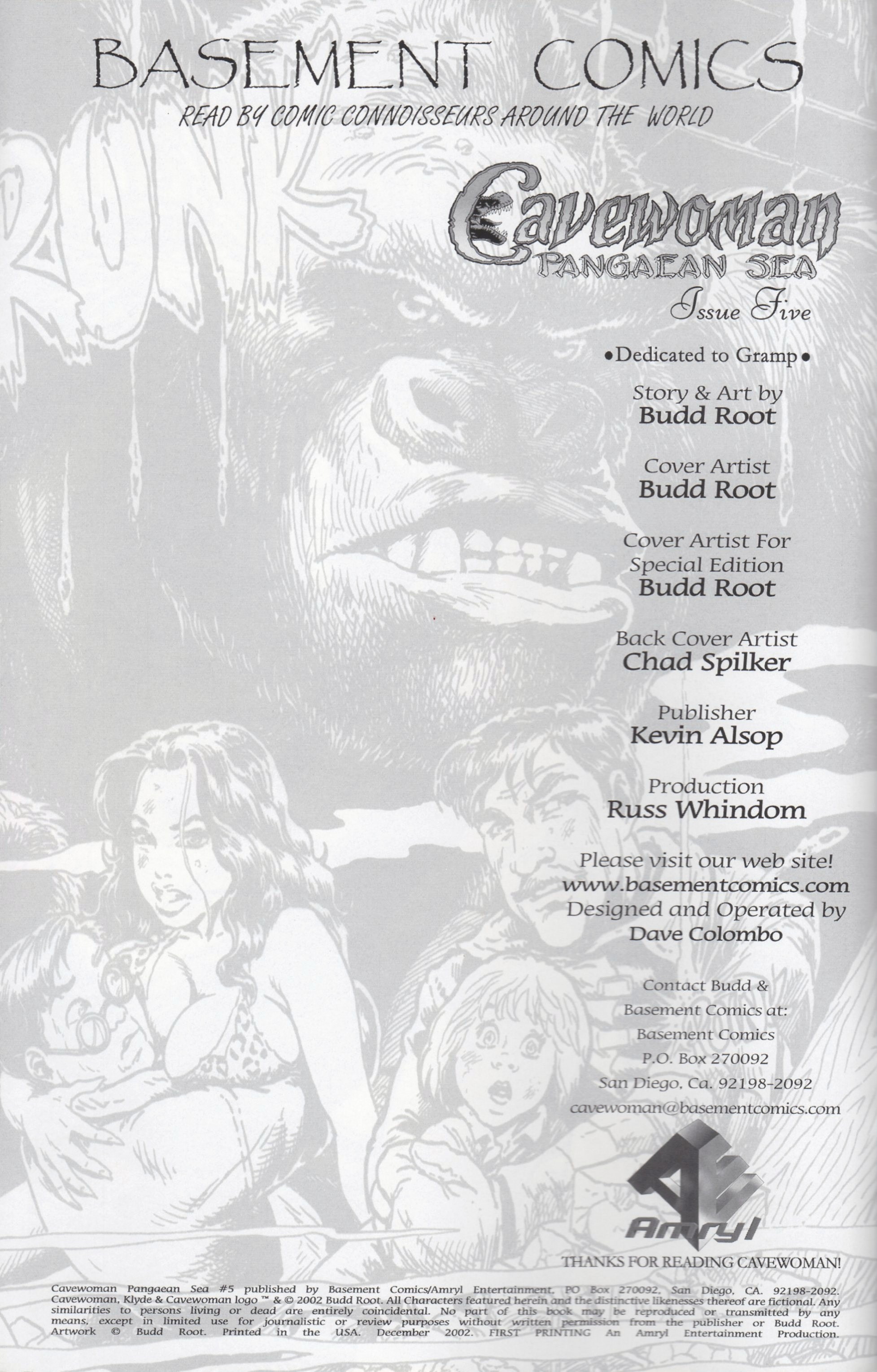 Read online Cavewoman: Pangaean Sea comic -  Issue #5 - 2